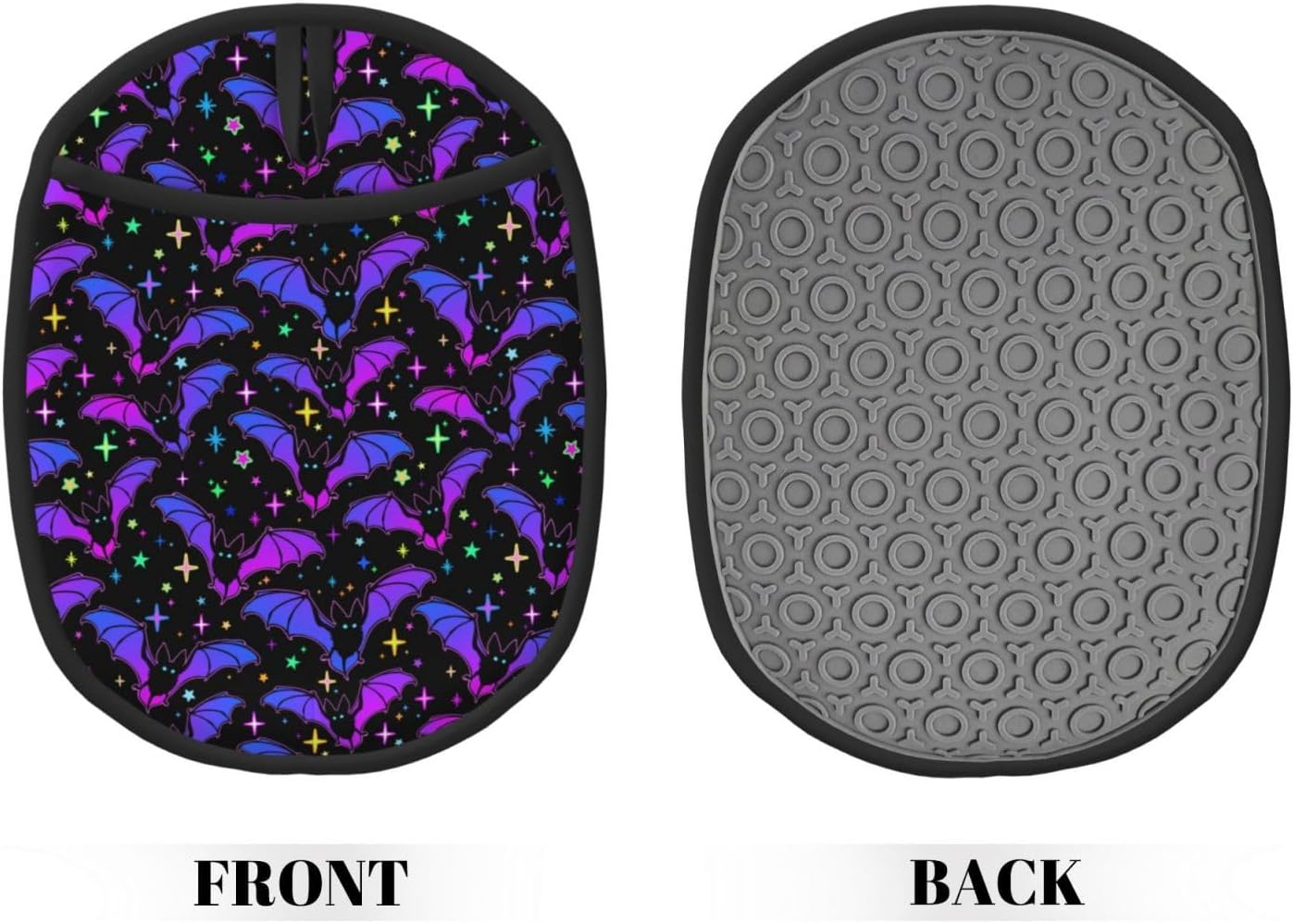 Halloween Heat-Resistant Silicone Potholders with Pocket