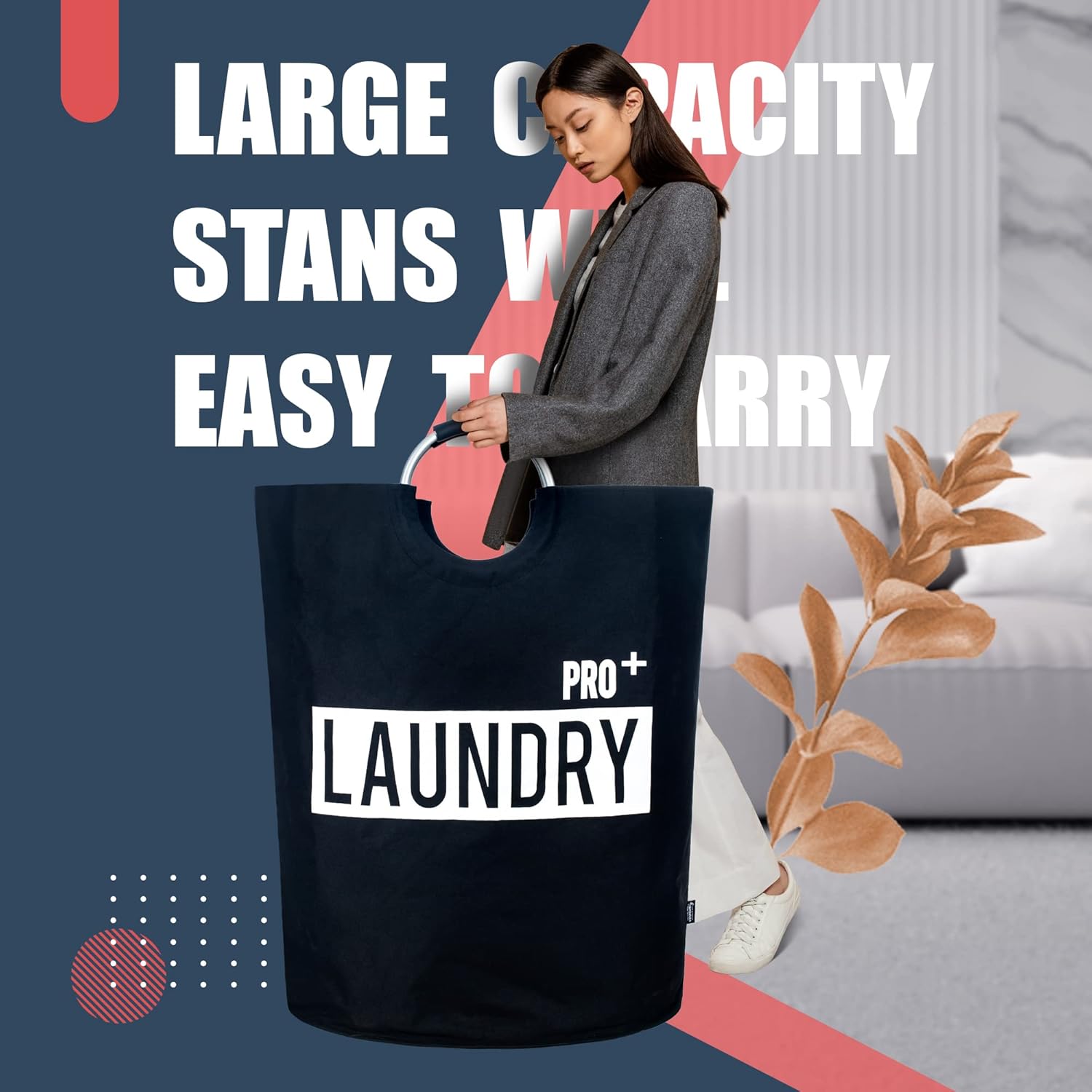 Caroeas Super Large 150L Laundry Basket Pro Waterproof Collapsible Storage Solution