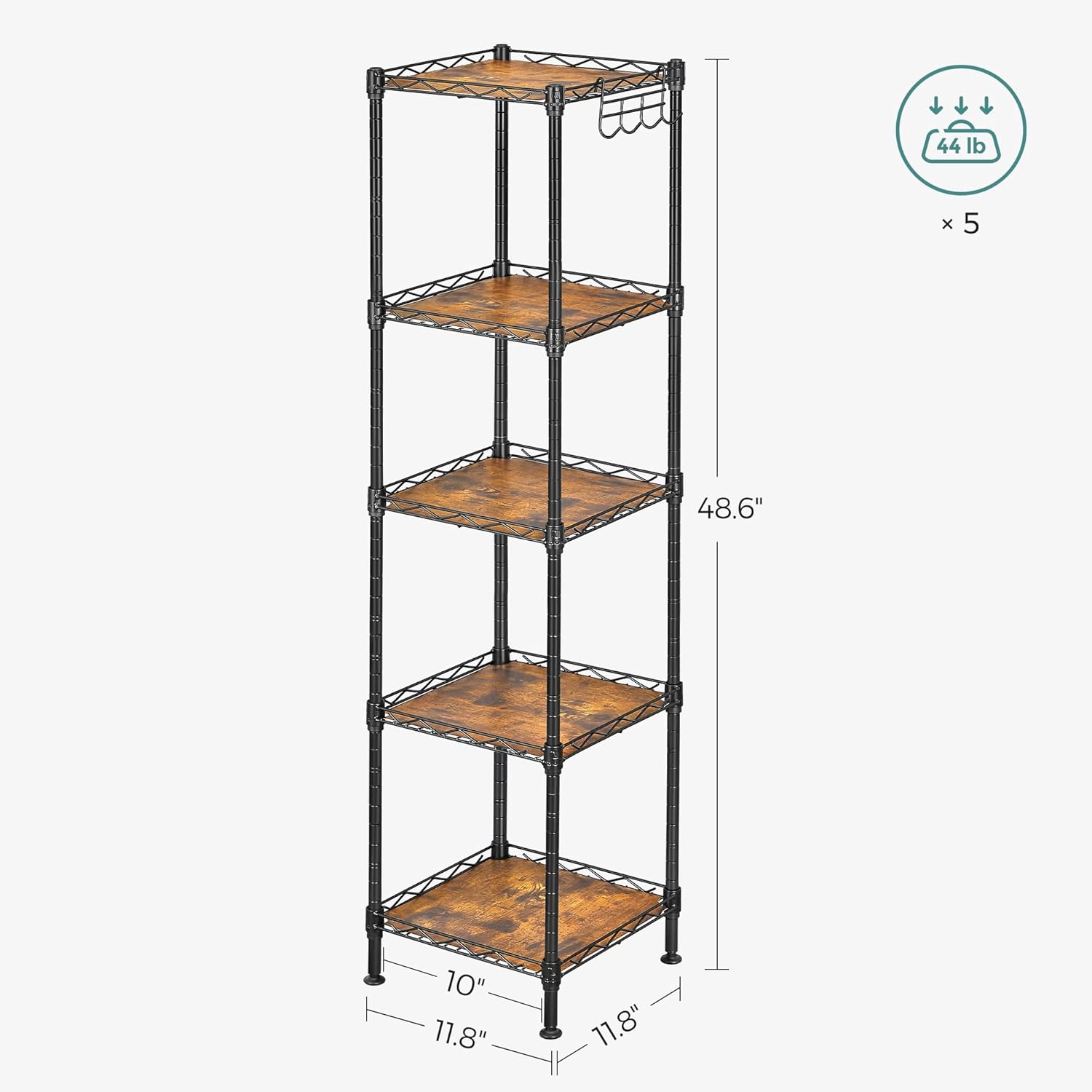 Space-Saving Bathroom Shelf