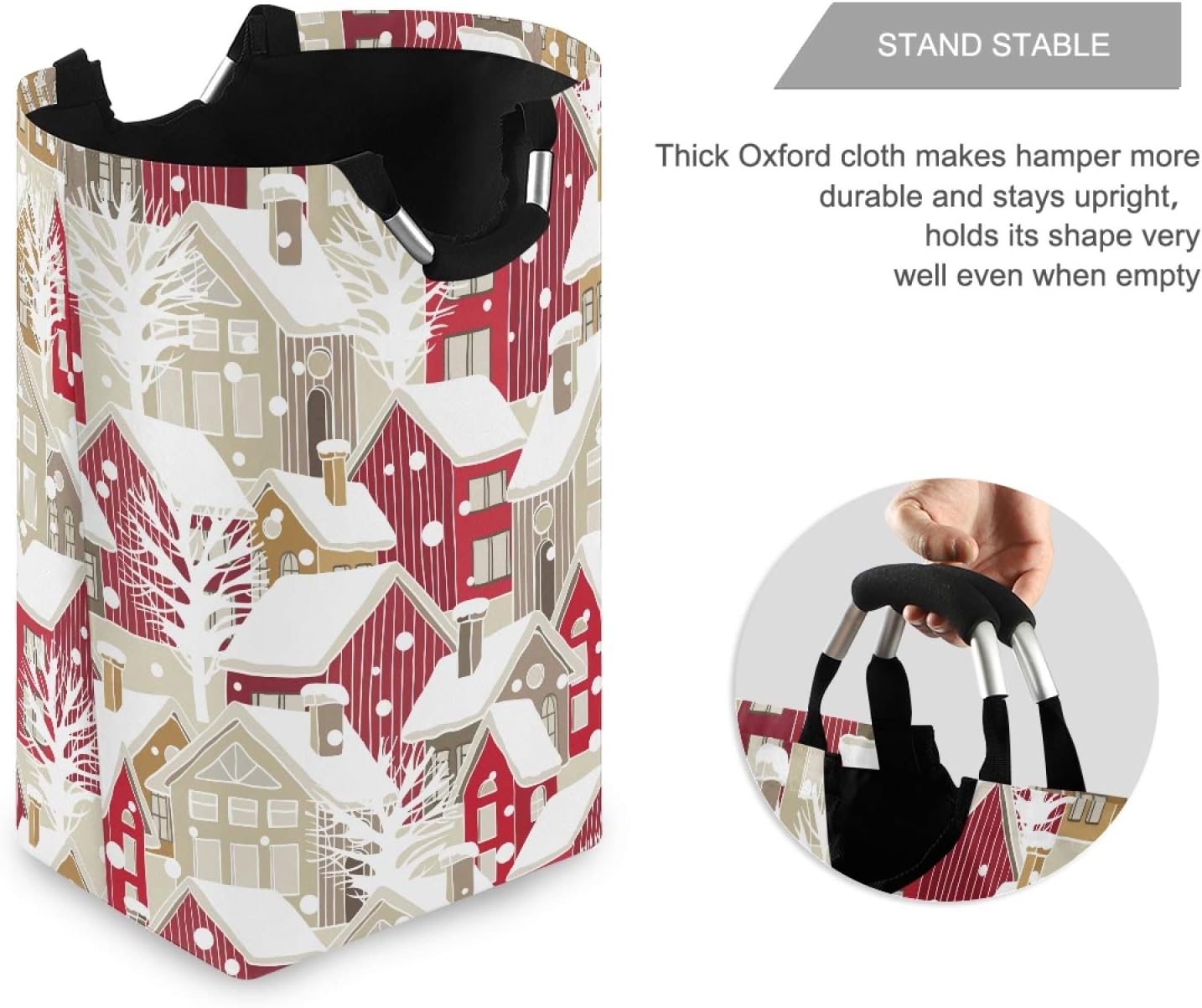 Semi-Transparent Collapsible Latex Laundry Basket