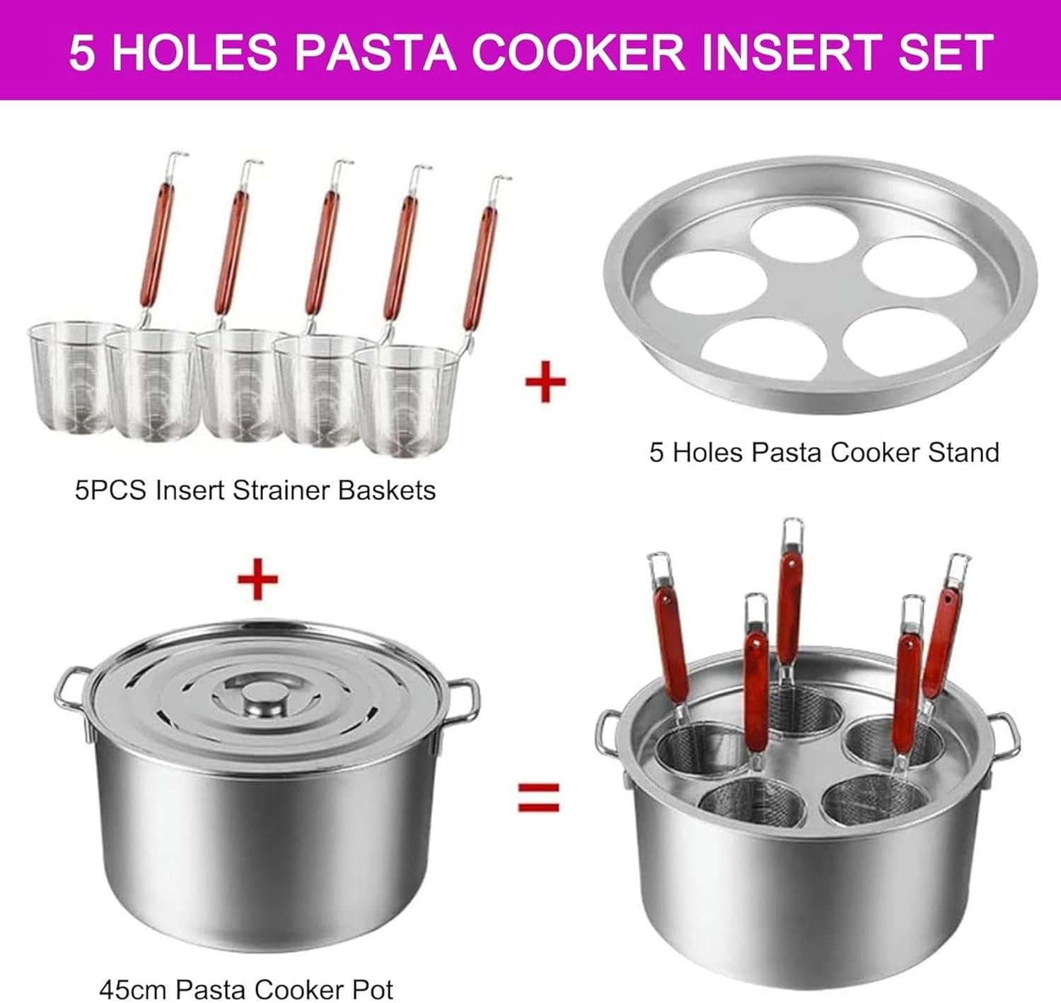 Cooking Pots Stainless Steel Cookware Set