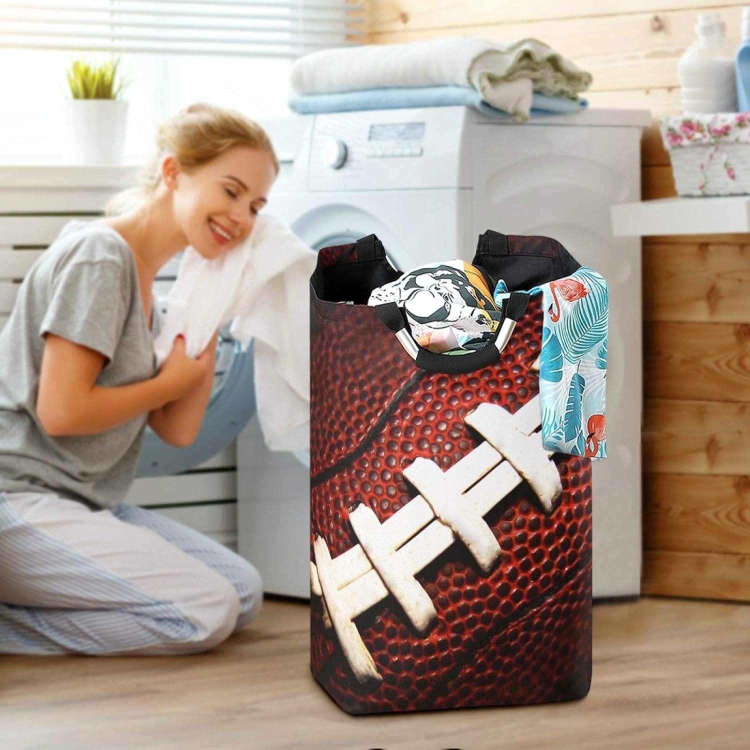 Stylish Large Collapsible Laundry Basket