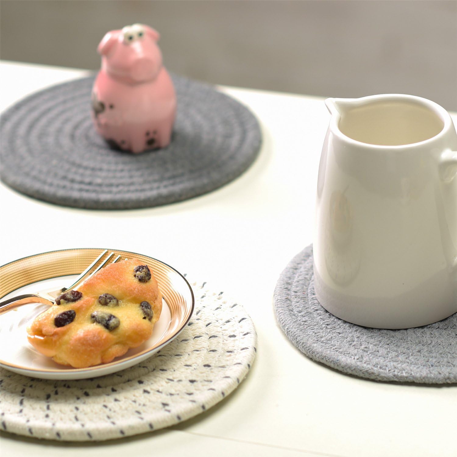 Potholders Set - Heat-Resistant 100 Cotton