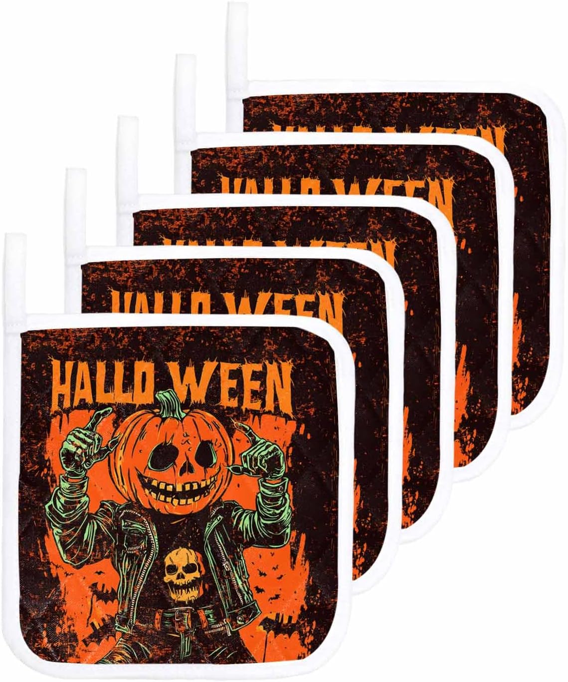 Boanket Halloween Pot Holders 5 Pack