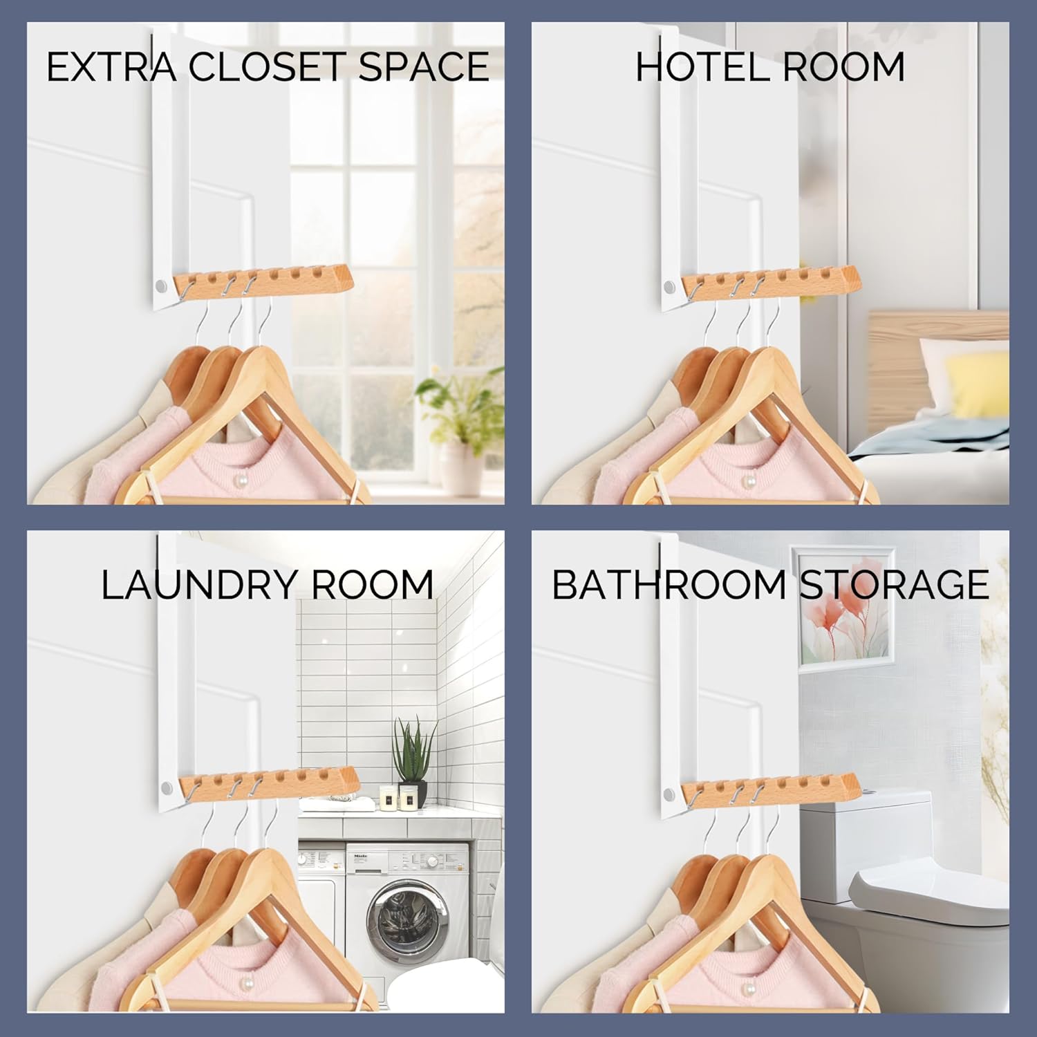 TERRA HOME Over The Door Coat Rack