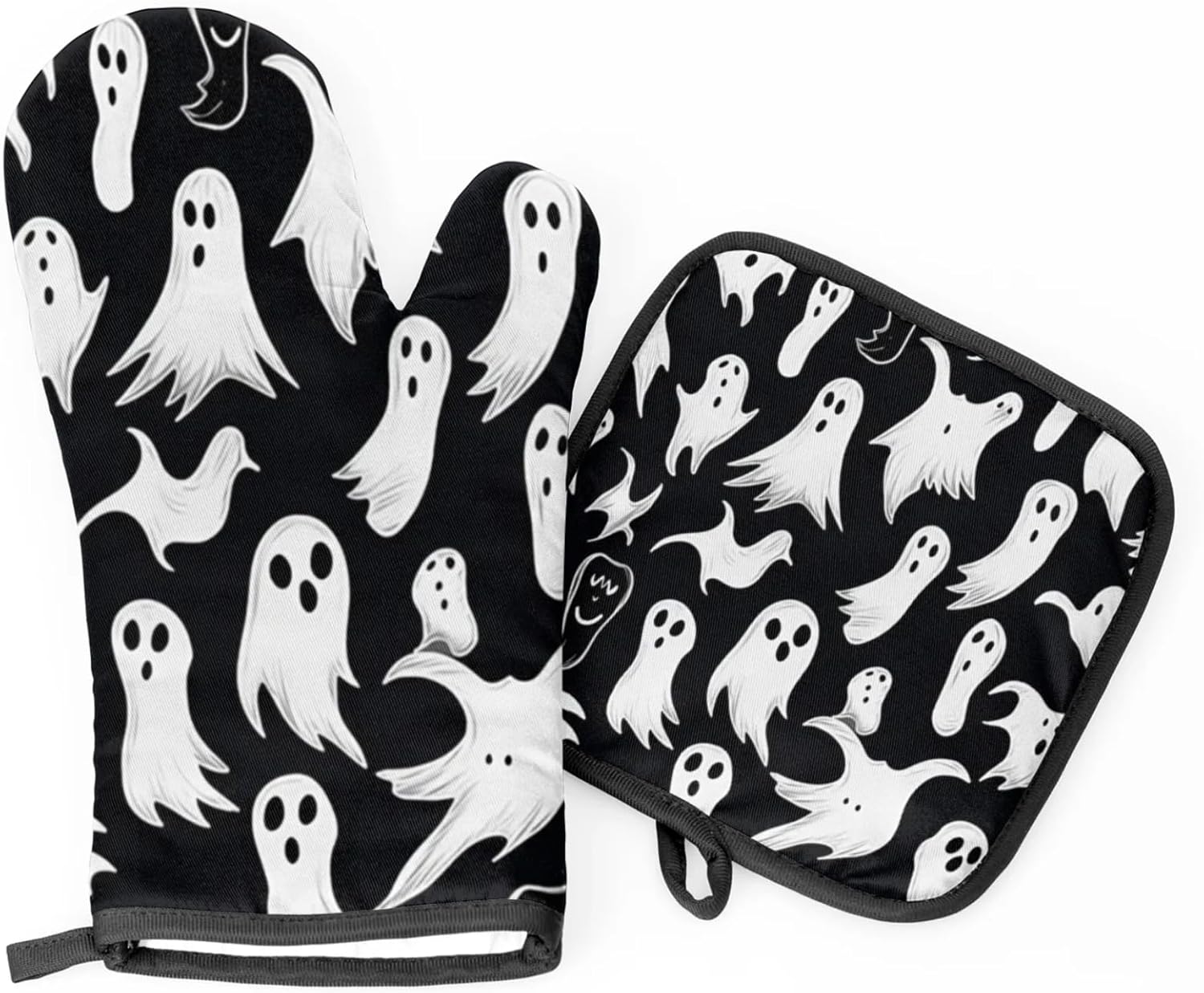 Halloween Ghost Pot Holder Set