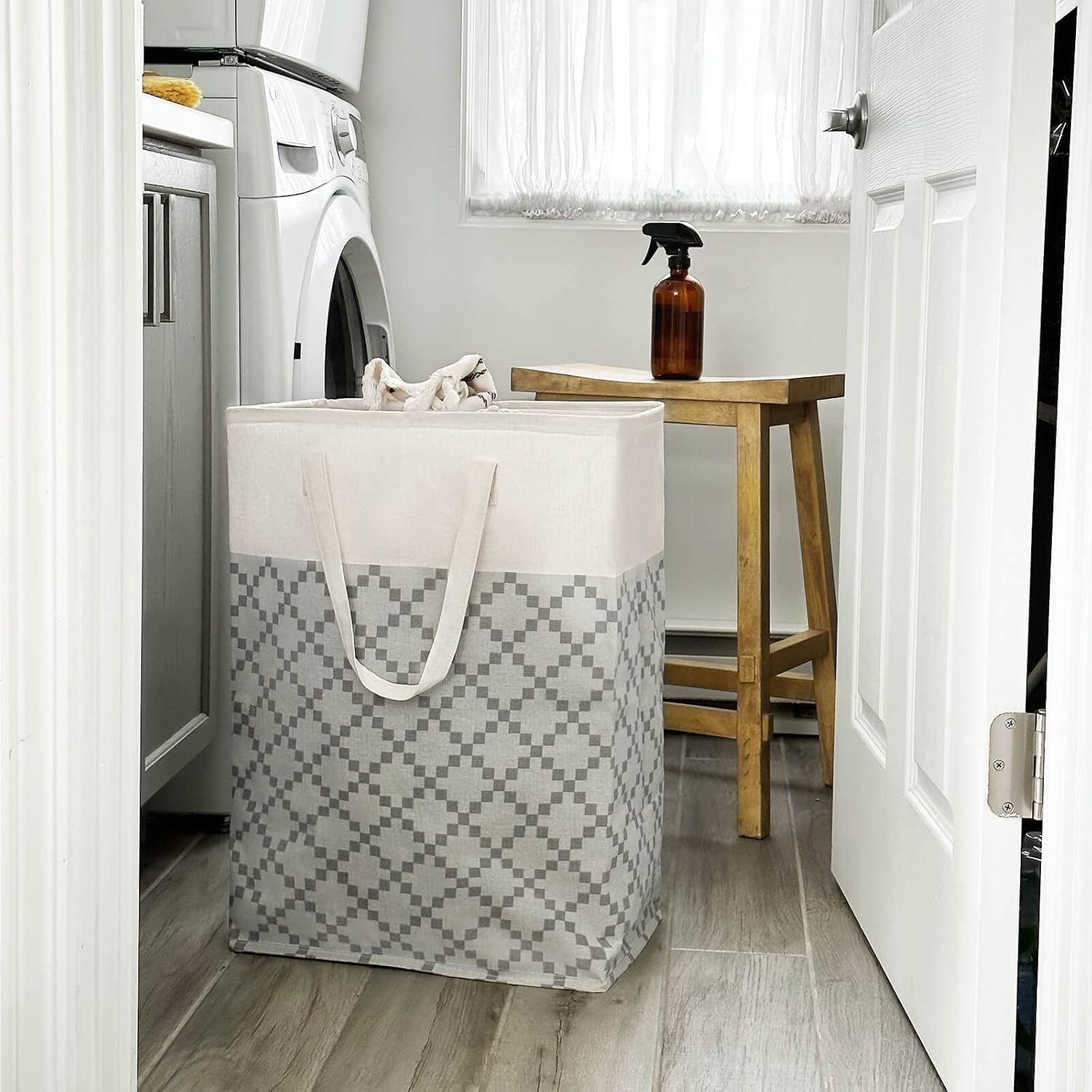 Stay Stylish Space-Saving 2-Pack Laundry Basket