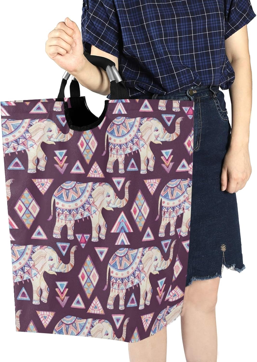 Sused laundry hamper with elephant design