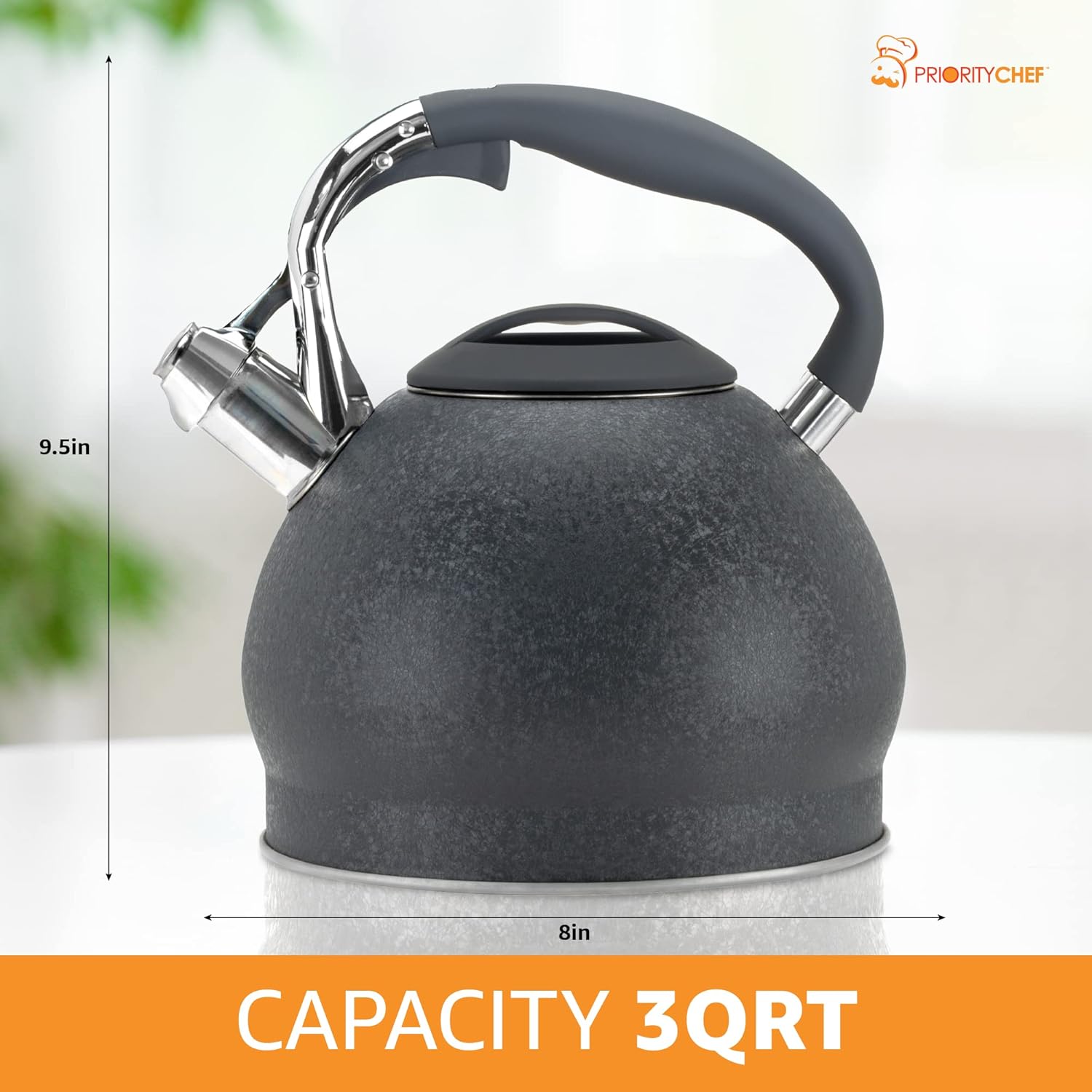 Priority Chefs Soft Touch RapidCool Tea Kettle