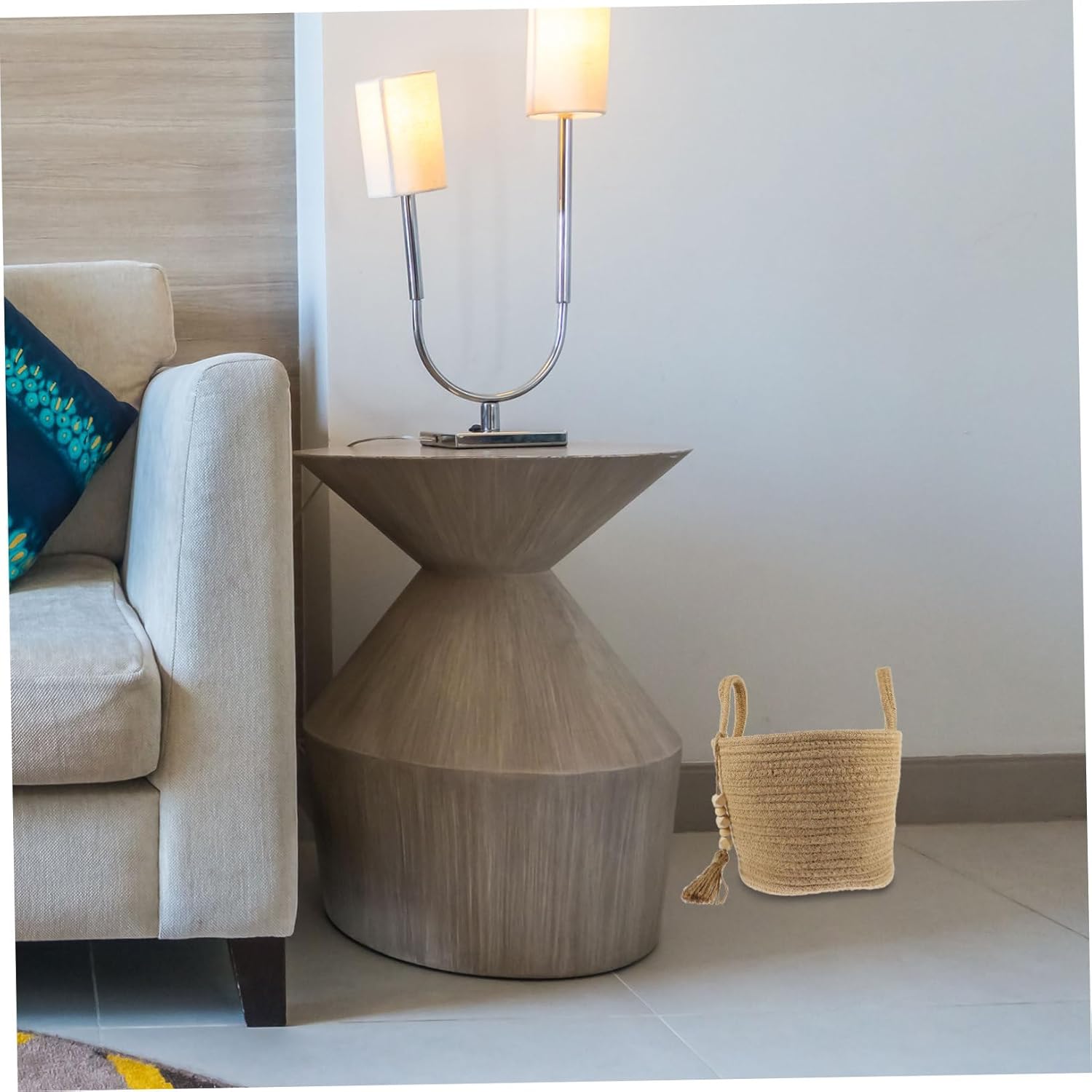 Stylish Functional Rope Laundry Basket