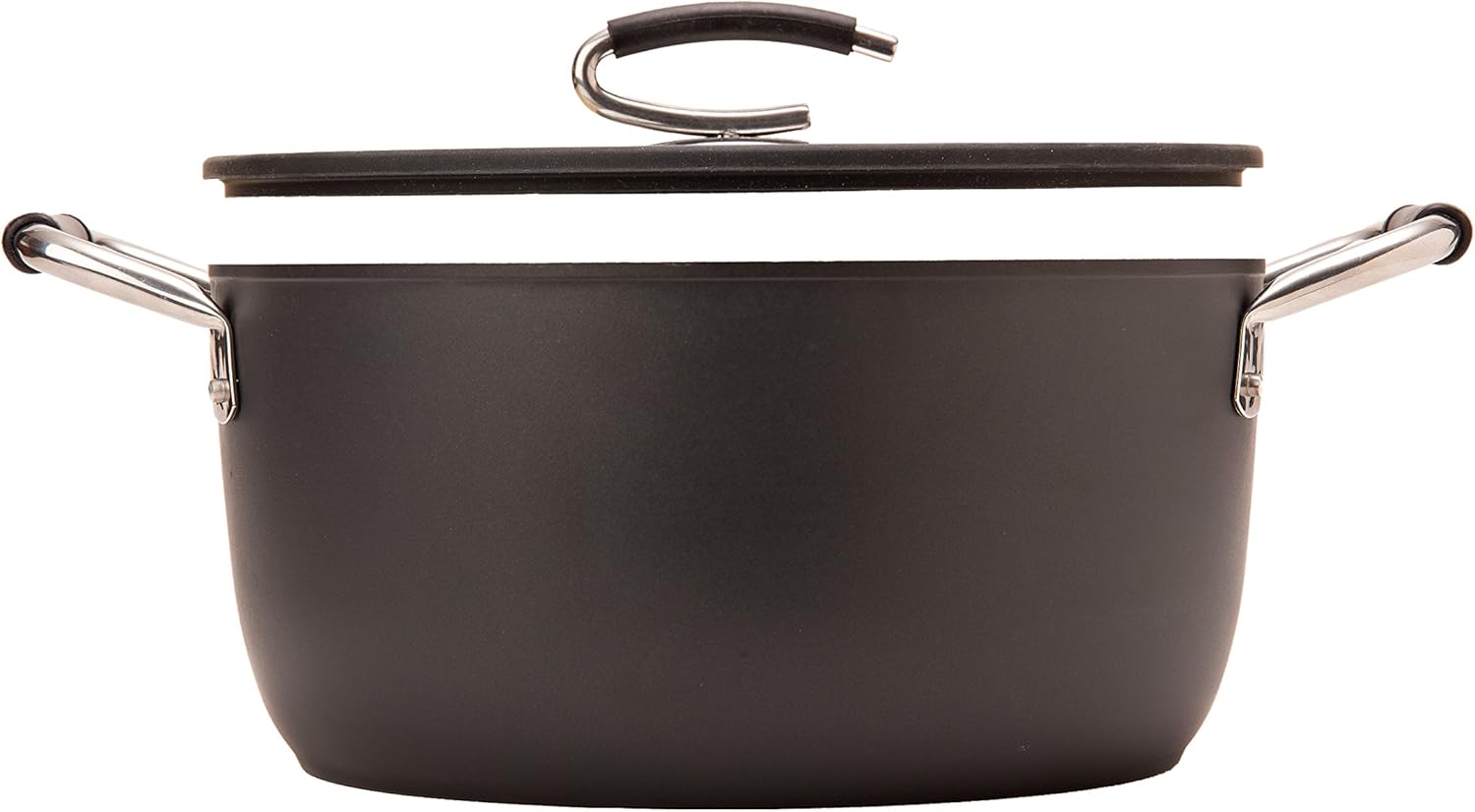 8 Qt Nonstick Dutch Oven Made in Italy PTFE-Free Induction-Friendly