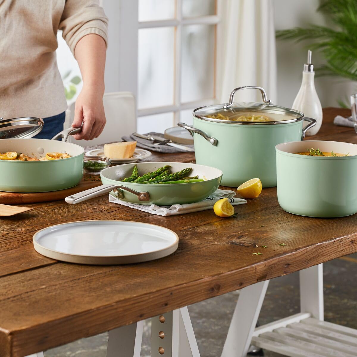 Versatile 9-Piece Cookware Set for Perfect Cooking Baking in Style