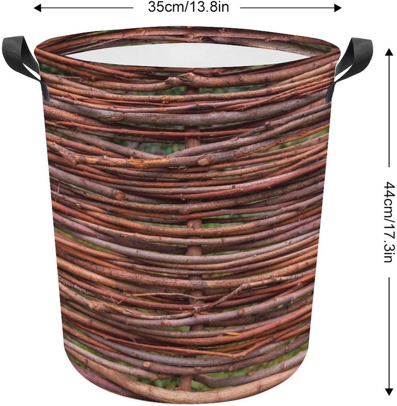 MEIKKOWoven Branches Fence Storage Basket