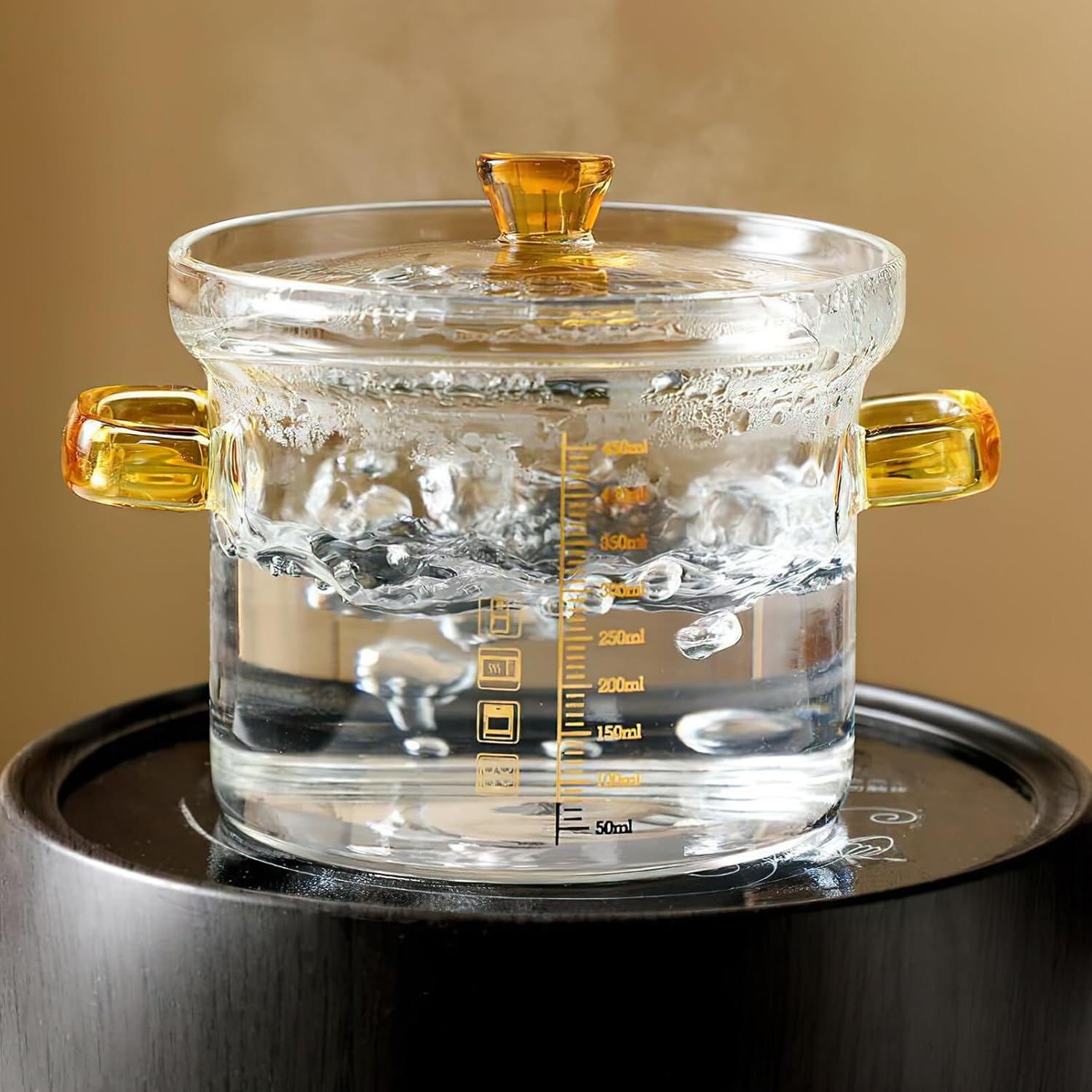 PrettyZoom Glass Saucepan
