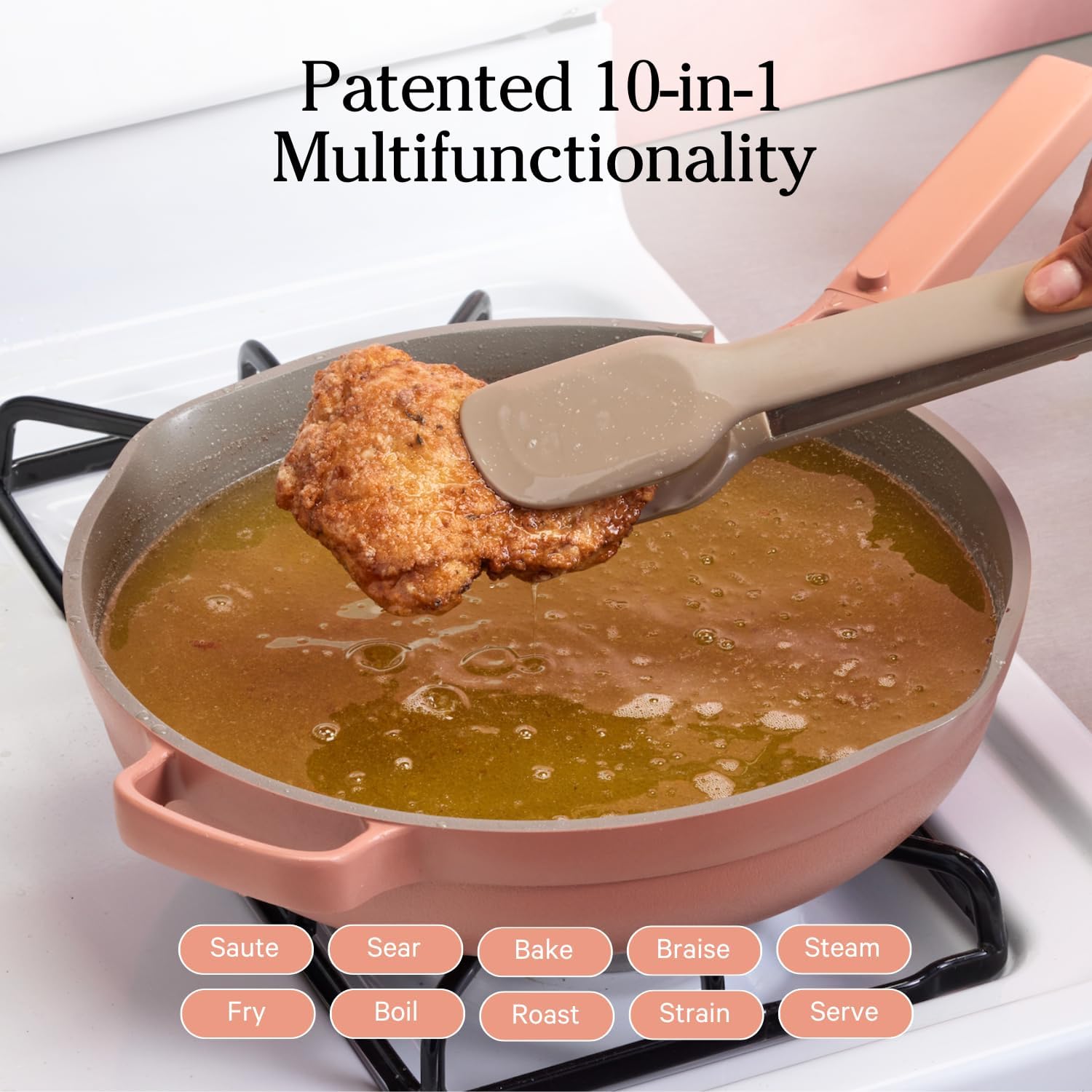 Our Place Always Pan - Large 125-Inch Capacity Nonstick Toxin-Free Ceramic Cookware