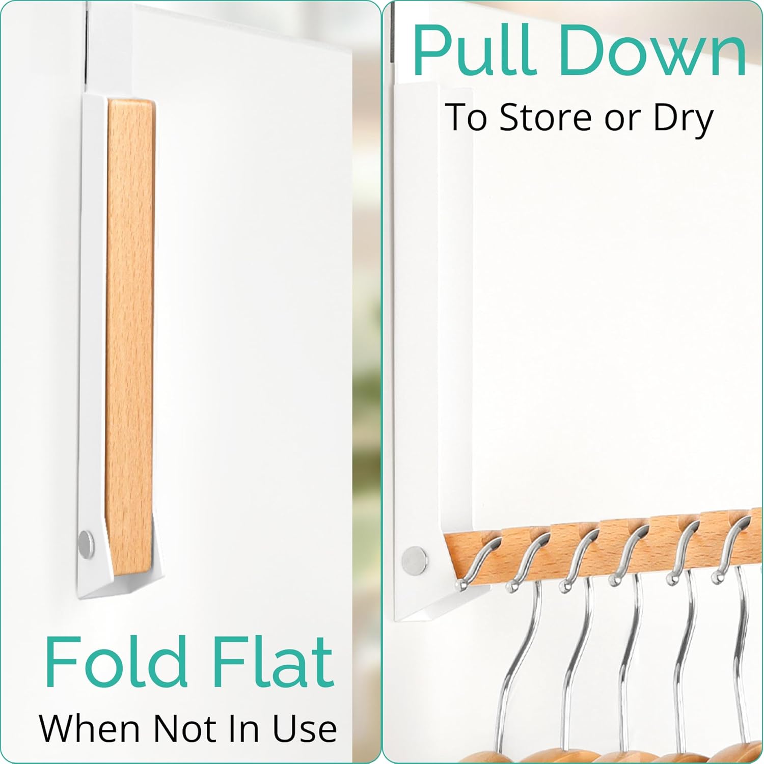 TERRA HOME Over The Door Coat Rack