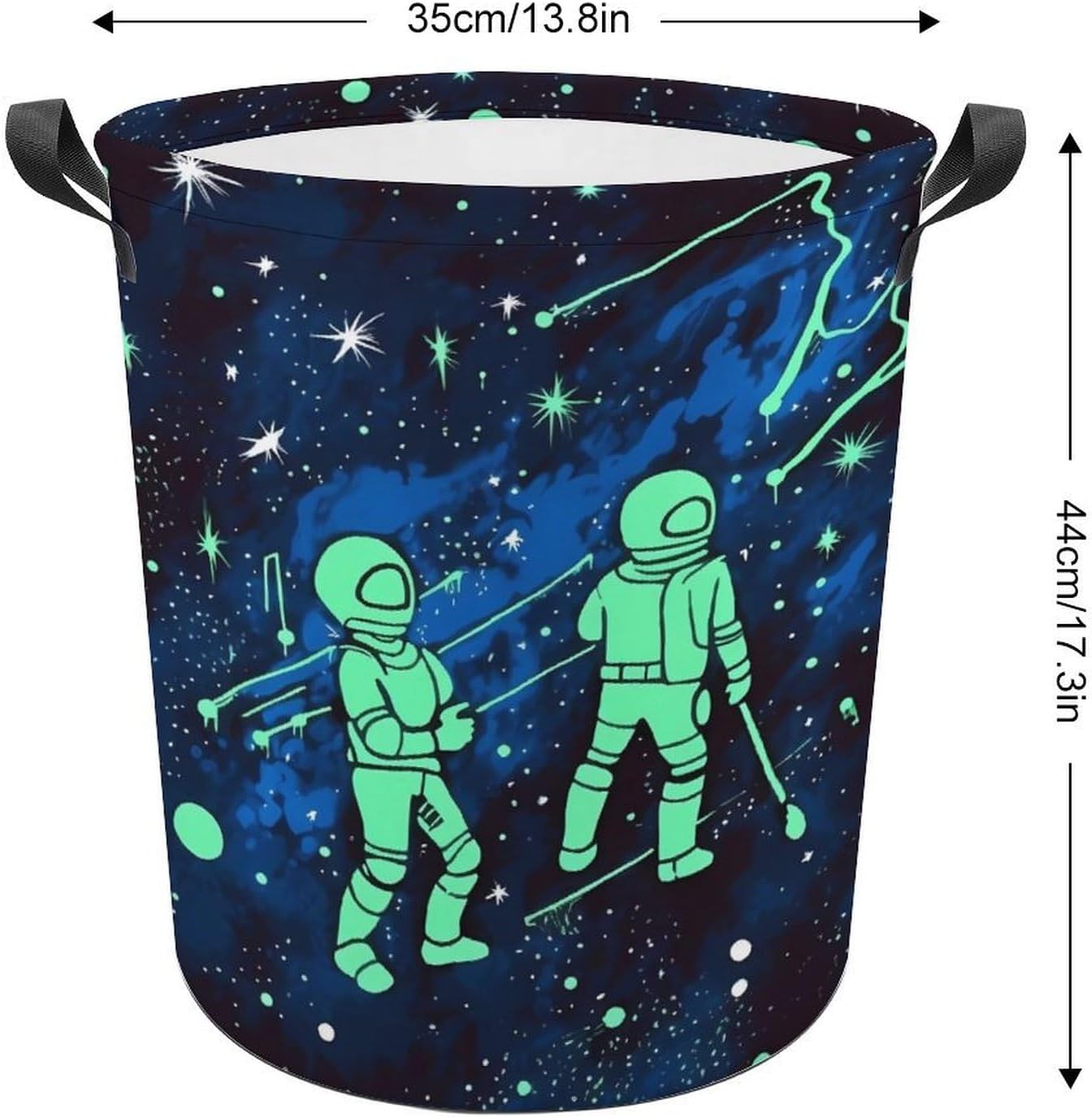 Glow-in-the-Dark Collapsible Laundry Hamper