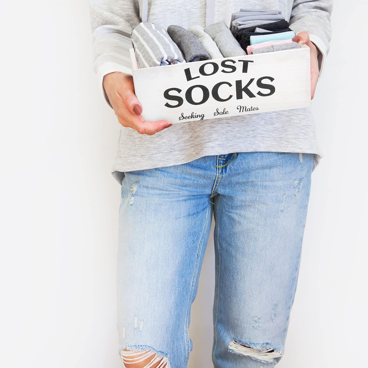 Blulu Lost Socks Sign
