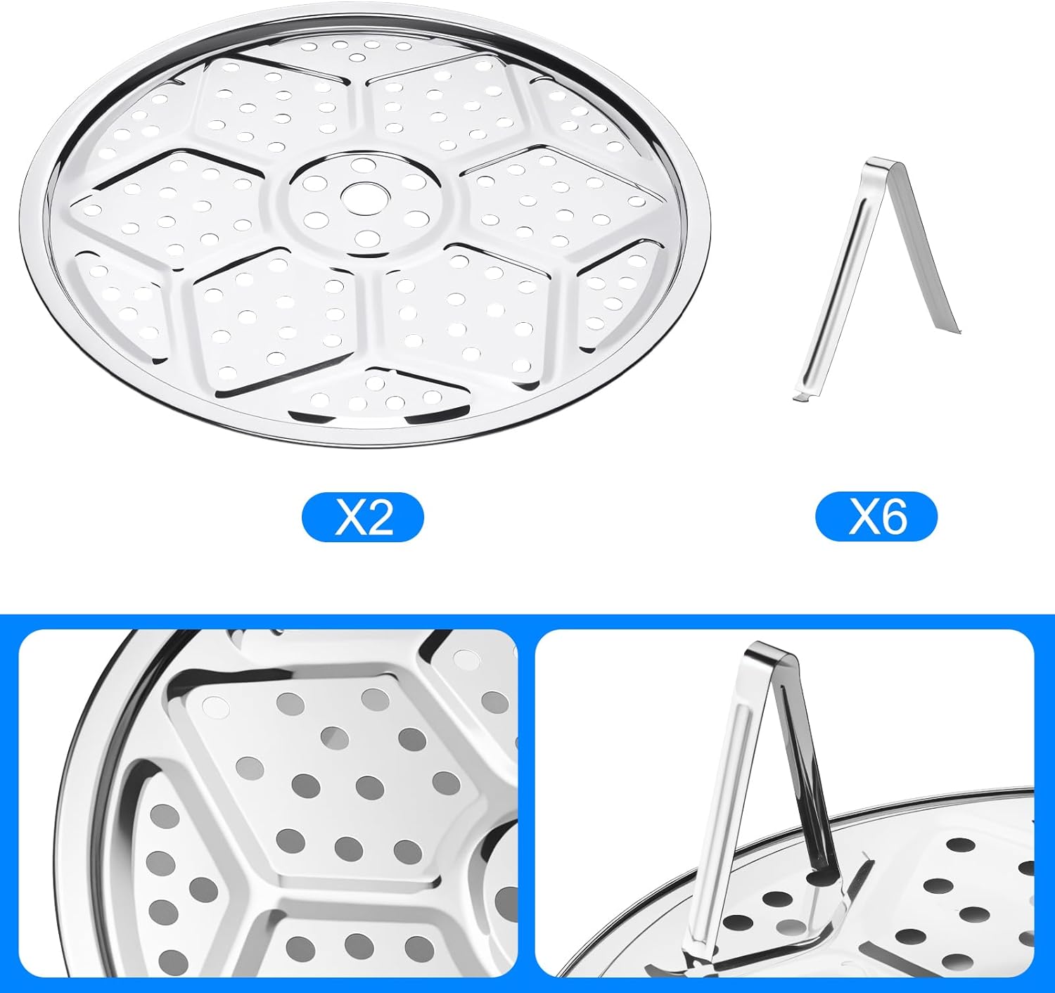 2-Piece Stainless Steel Pressure Canner Rack