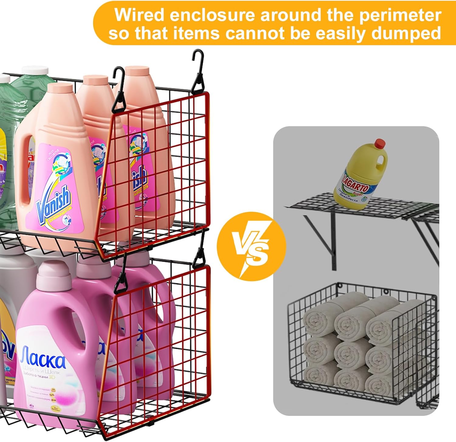 Stay Organized with the Sonyabecca 4-Pack Laundry Basket Set