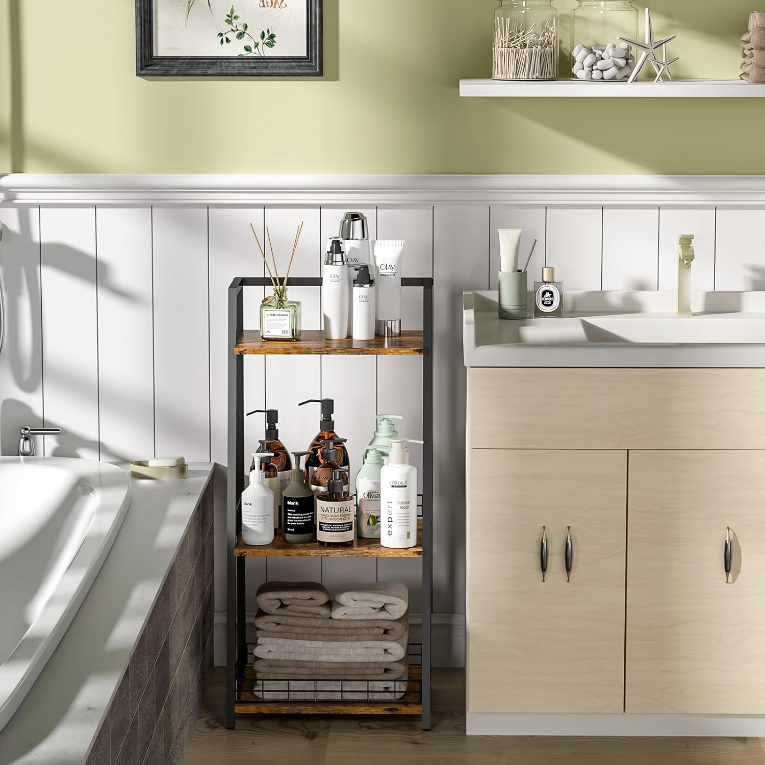 3-Tier Retro Storage Shelf