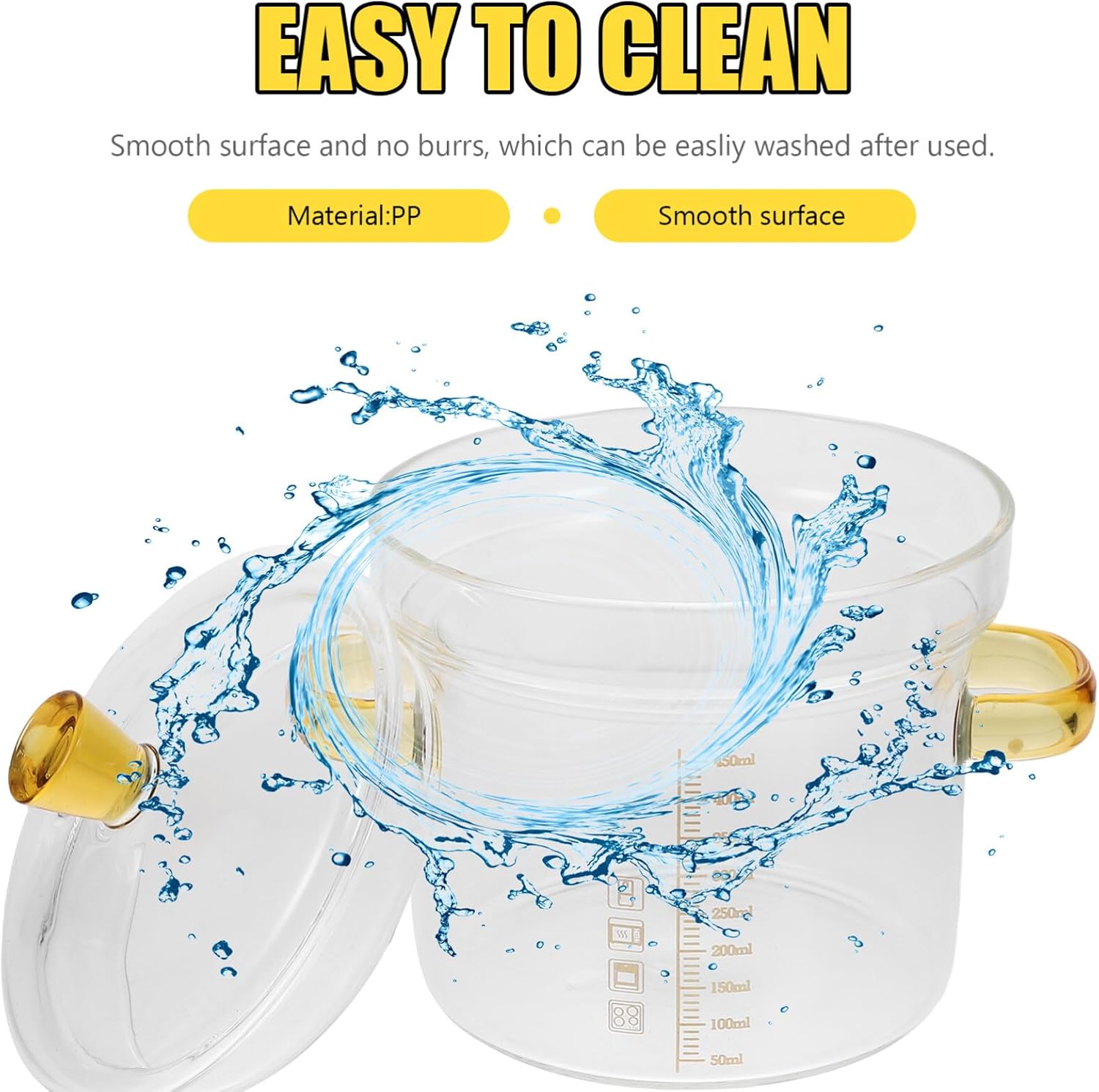 PrettyZoom Glass Saucepan