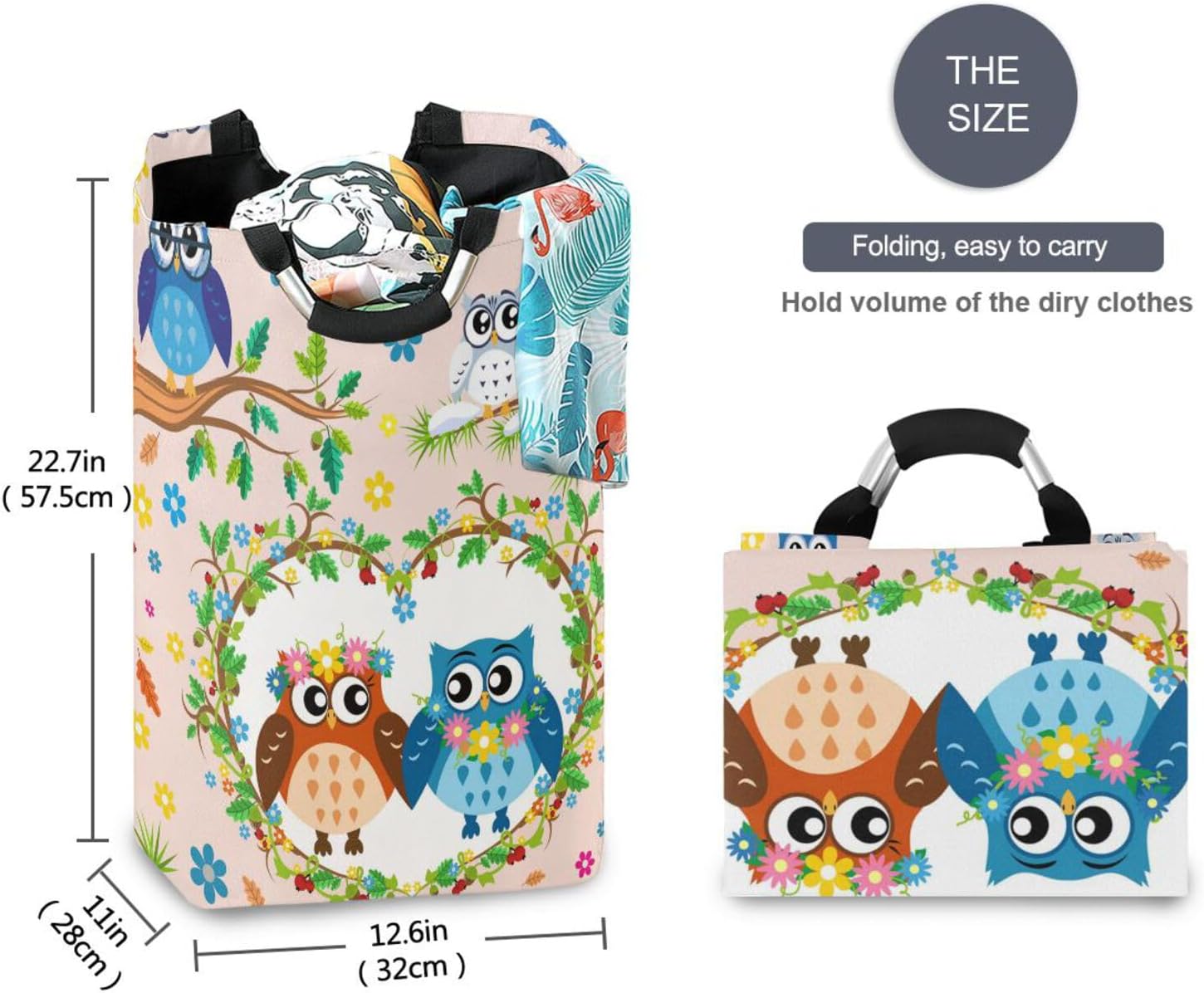 Owl Laundry Hamper