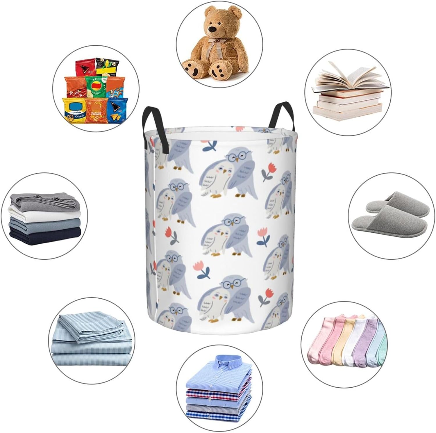 AFHYZY Owl Laundry Hamper
