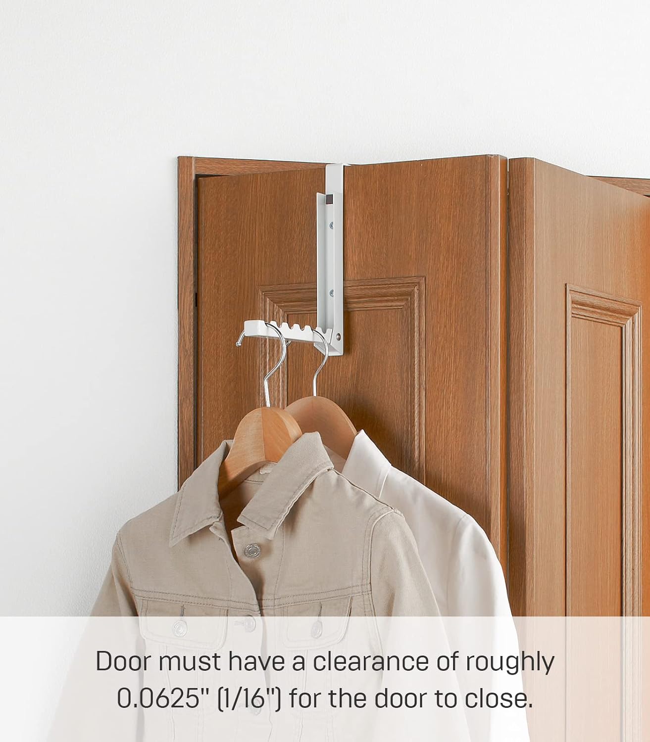 Yamazaki Home 7161 Folding Coat Hook with 6 Ridges