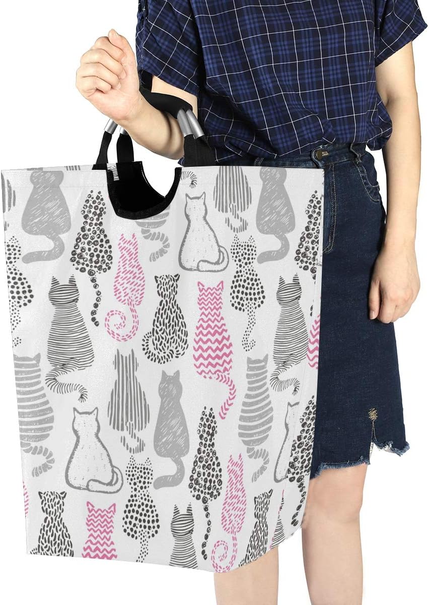 Susiyo Foldable Laundry Basket with Handles for Kids and Home Storage