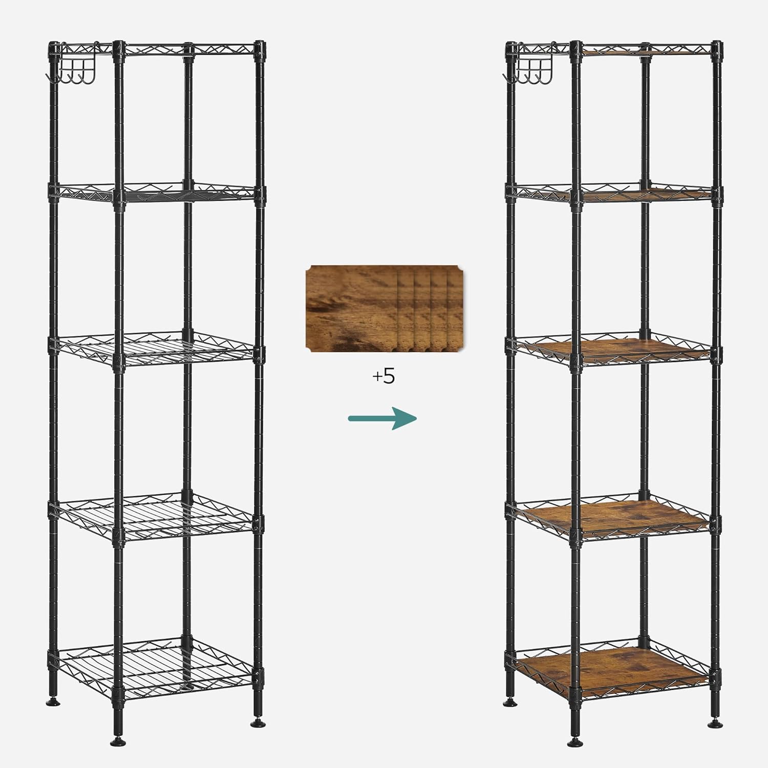 Space-Saving Bathroom Shelf