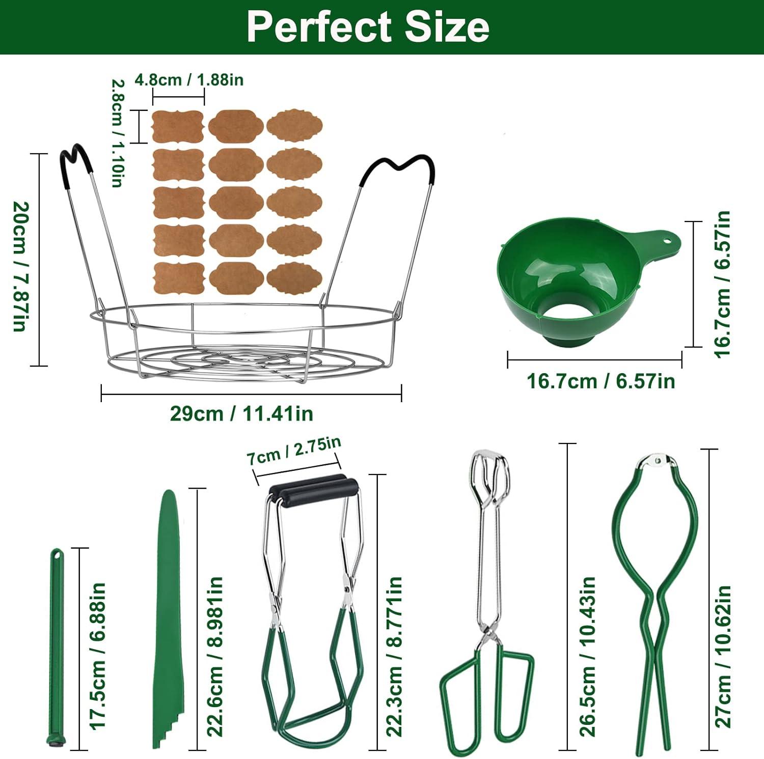 Stainless Steel Canning Kit with Features for Home Use