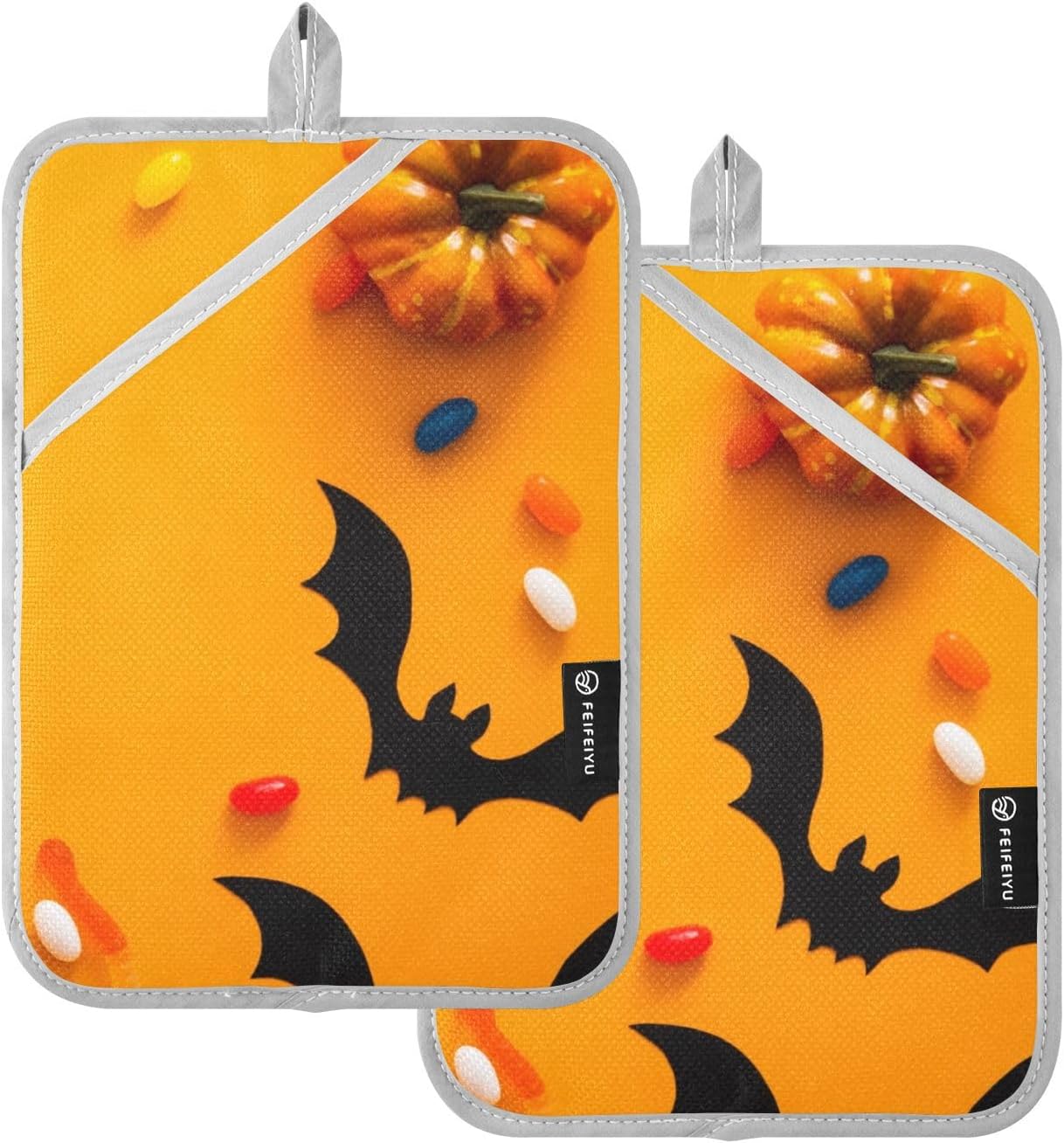 Happy Halloween 2-Piece Pot Holder Set