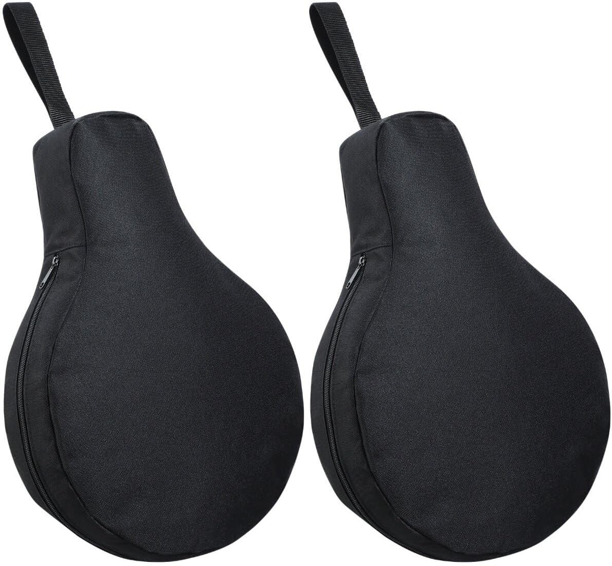 Hemoton 2-Piece Cast Iron Folding Bag for Outdoor Camping