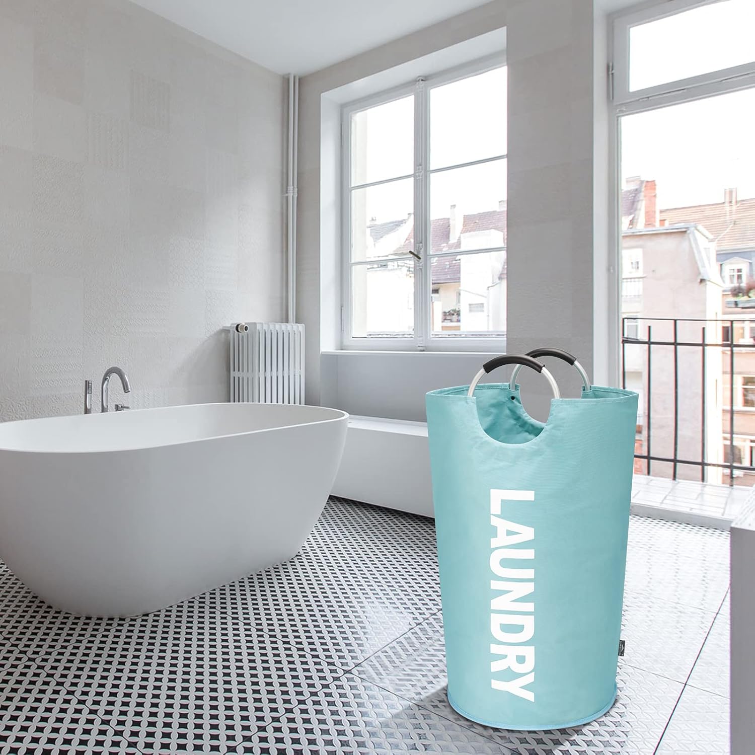 Big Strong Smooth Large Foldable Laundry Basket for Home