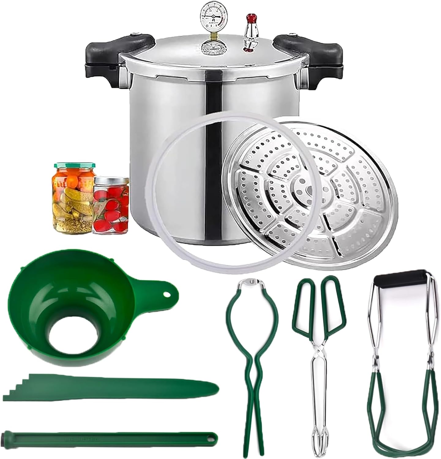 TSTQH25 Quart Pressure Canner Cooker for Cooking Preserving with Boiling Water Capability
