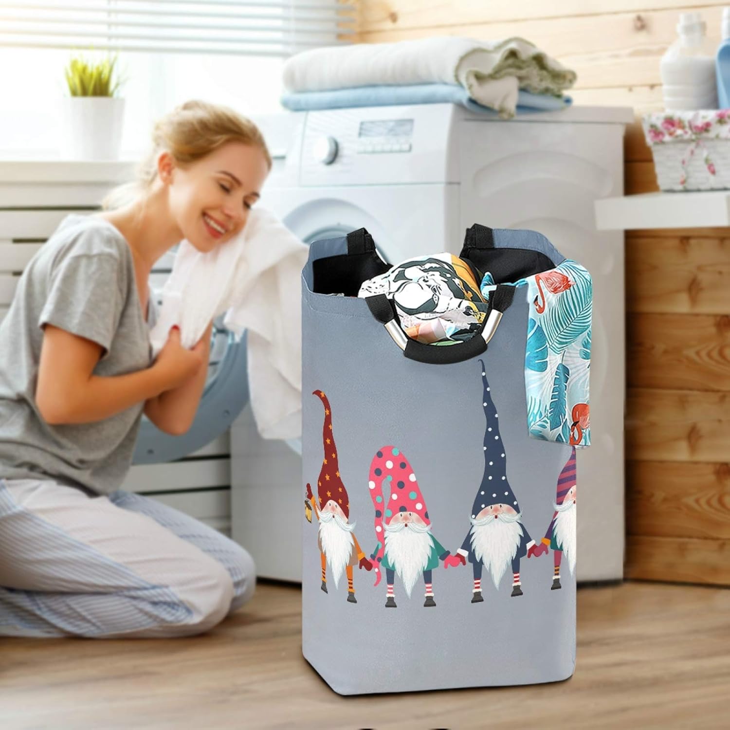 Susiyo Foldable Laundry Basket with Handles