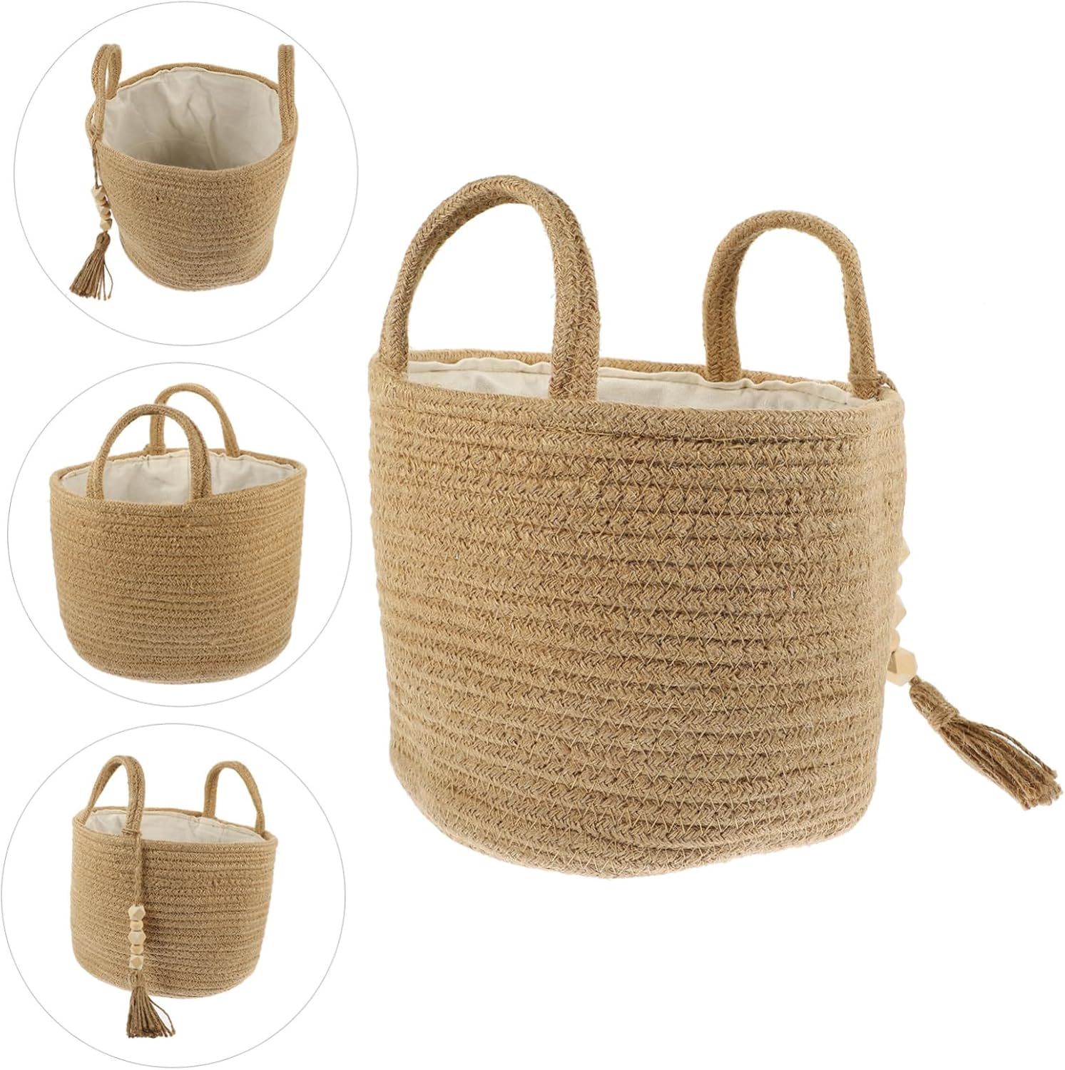 Stylish Functional Rope Laundry Basket