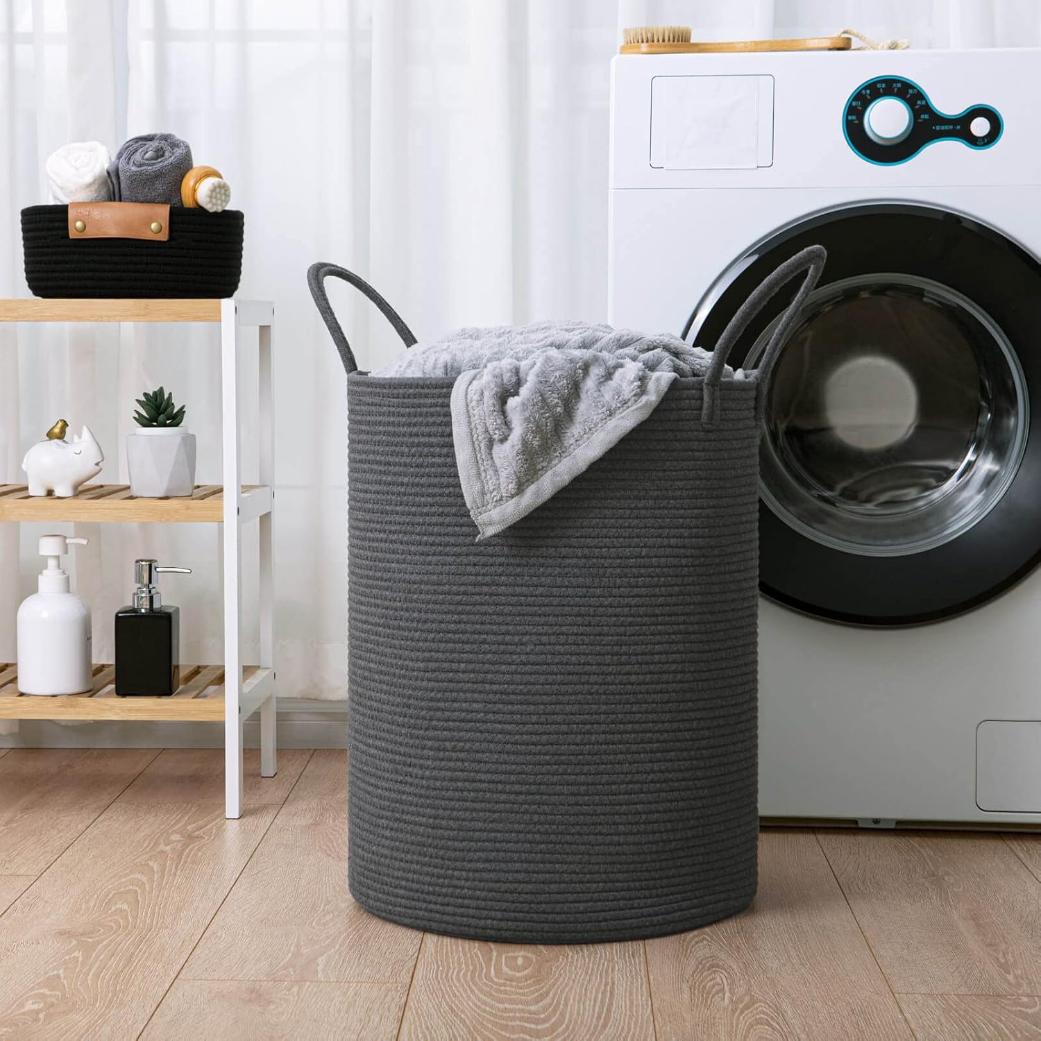 Organize Your Laundry with this Soft Durable nursery living room hamper