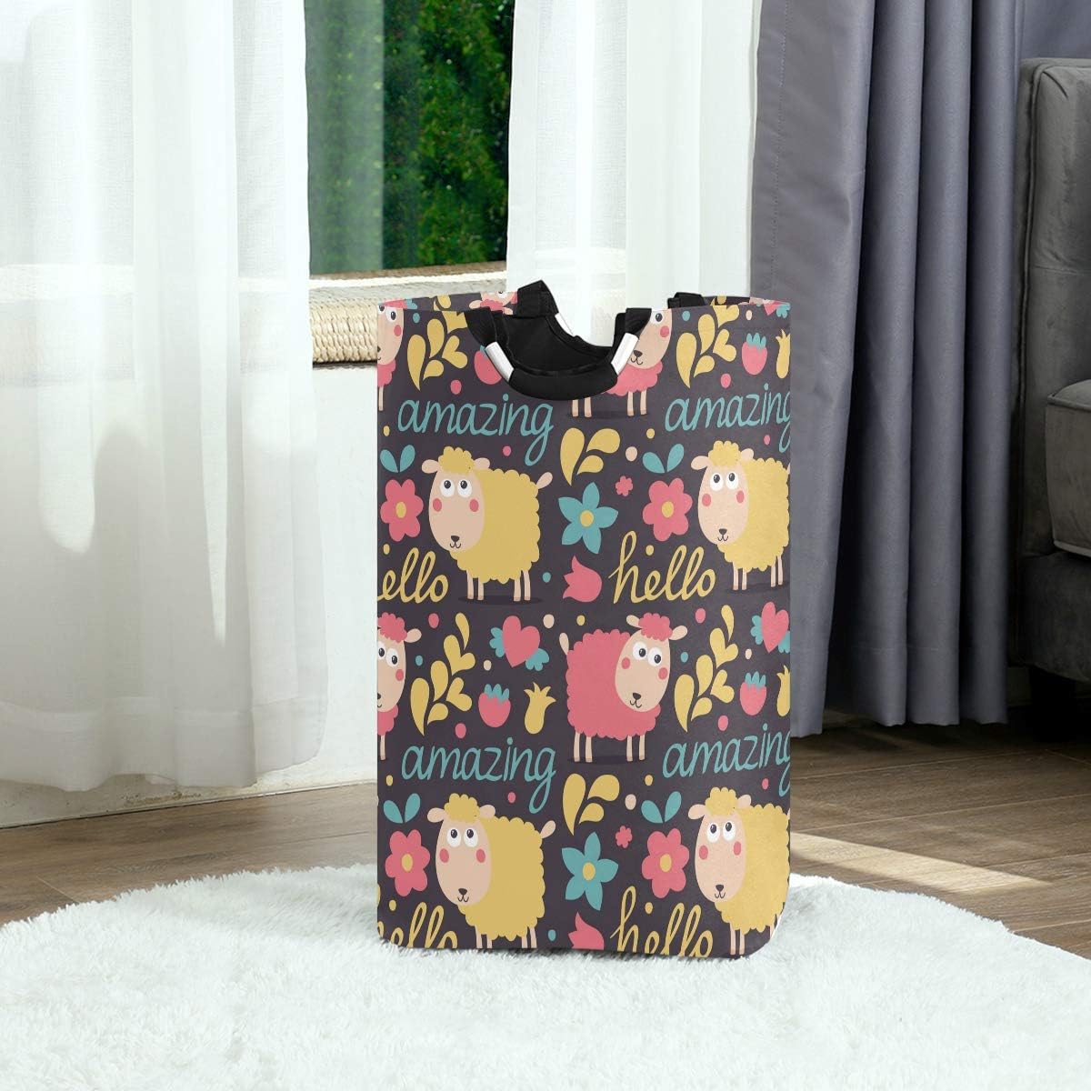Stylish Foldable Laundry Hamper with Cute Animal Design for Easy Organization