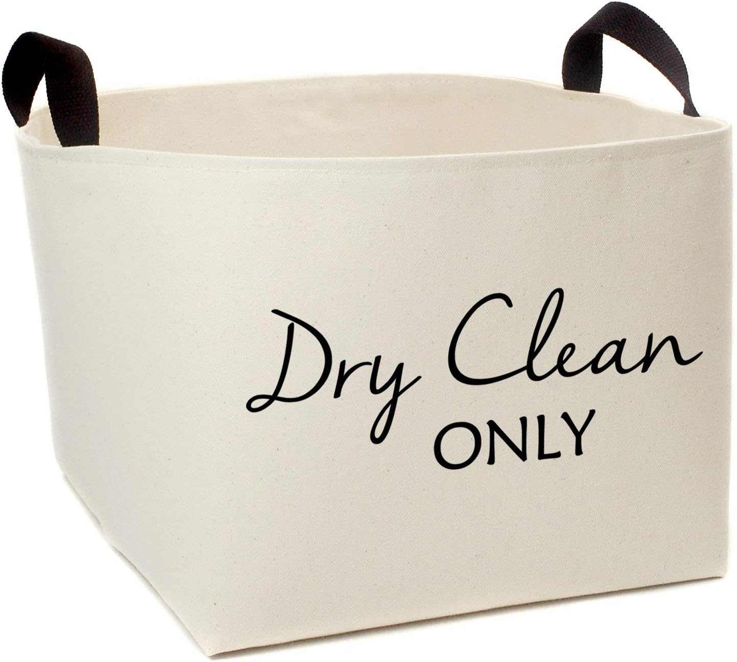 dry clean only canvas laundry basket