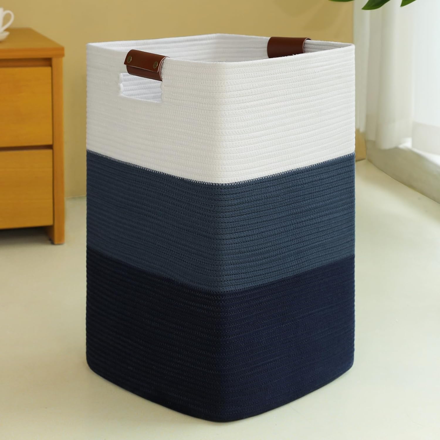 Laundry Hamper Extra Large Gradient Blue