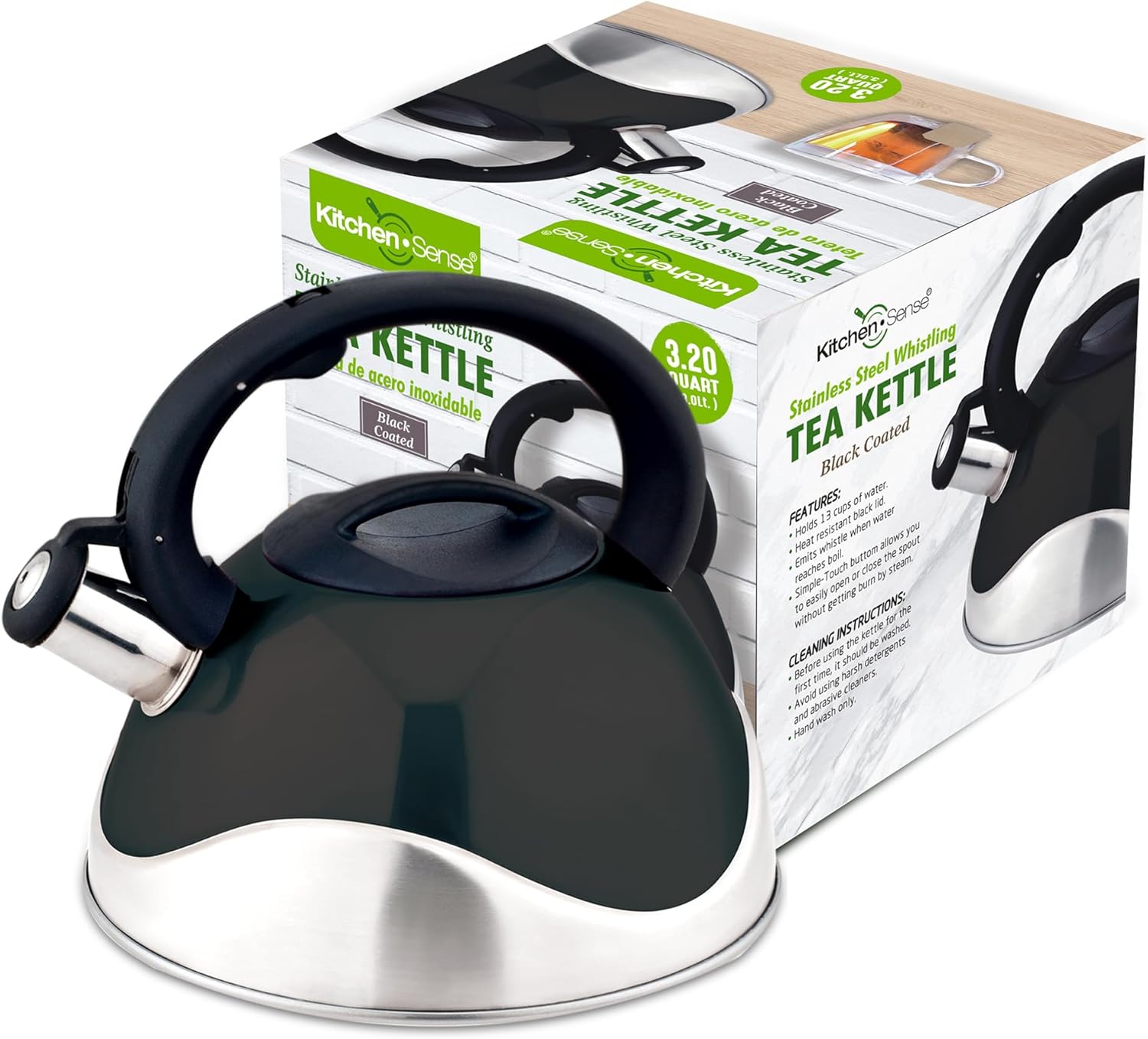 Stainless Steel Whistling Tea Kettle