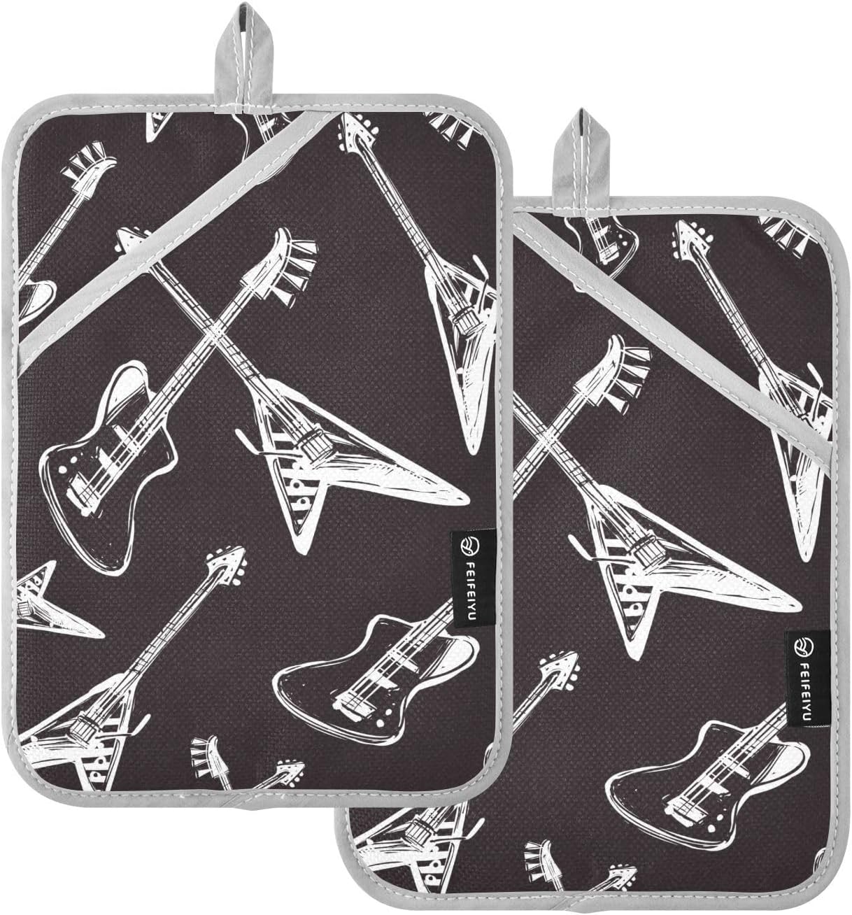 Tasty Kitchen Essentials Dual-Purpose Heat-Resistant Potholder Set for Cooking Baking