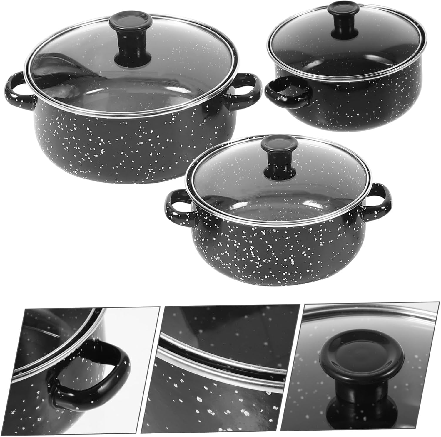 Sturdy Kitchen Essential Set with Dual Handles for Easy Cooking