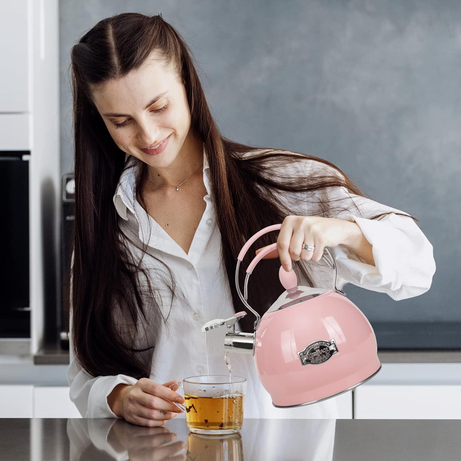 Whistling Tea Kettle 26 qt Secure Boil