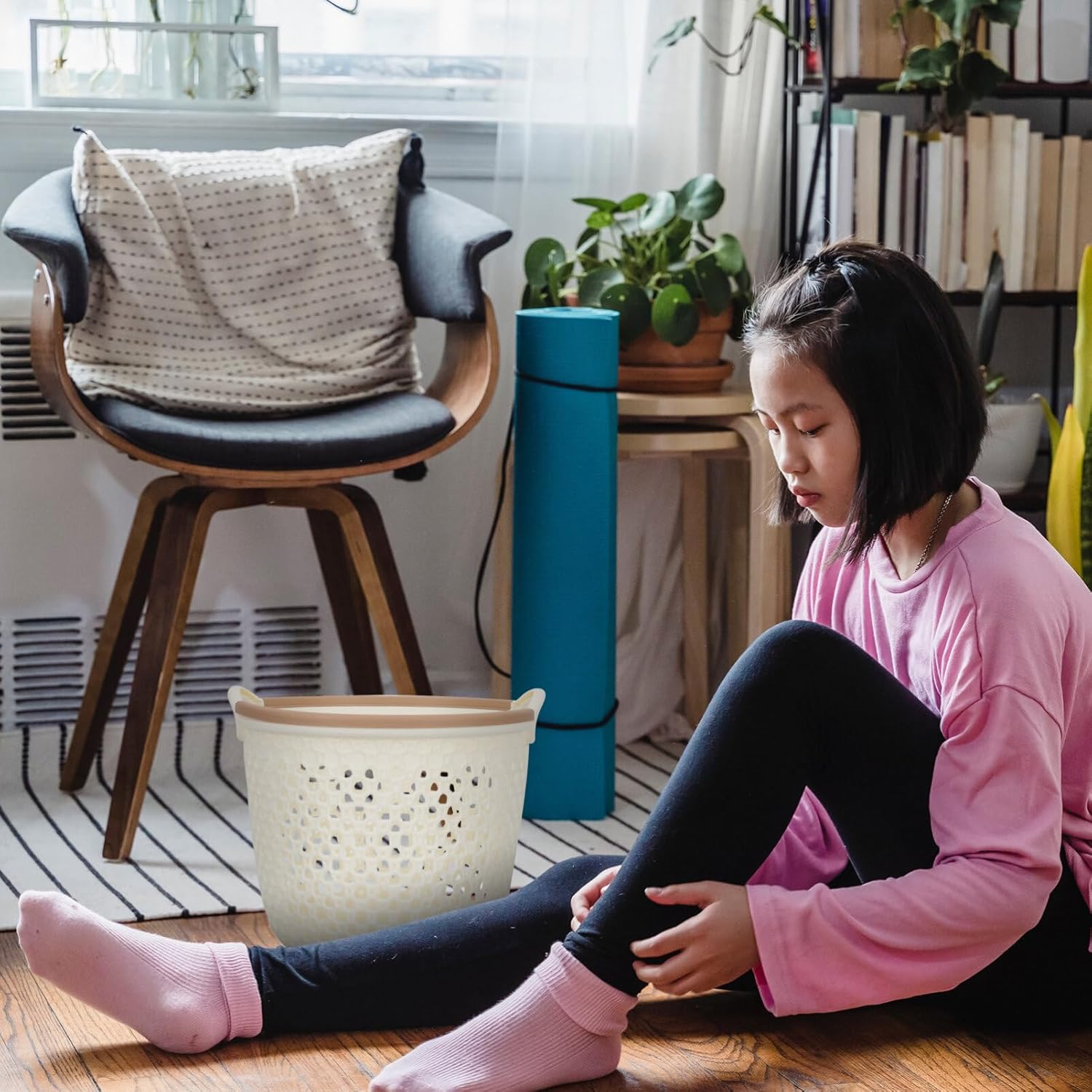 Polyurethane Portable Laundry Basket