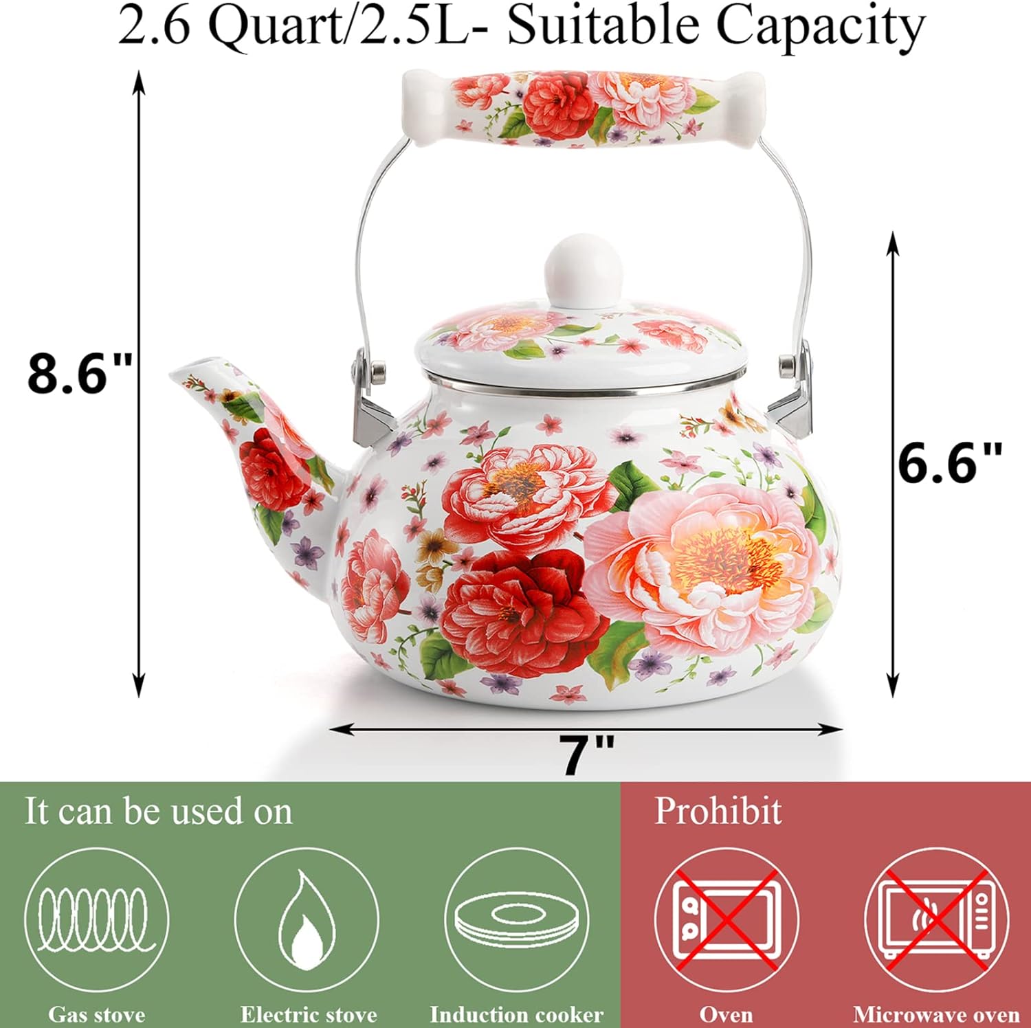 Premium Rust-Resistant TEAPOT for Home Use