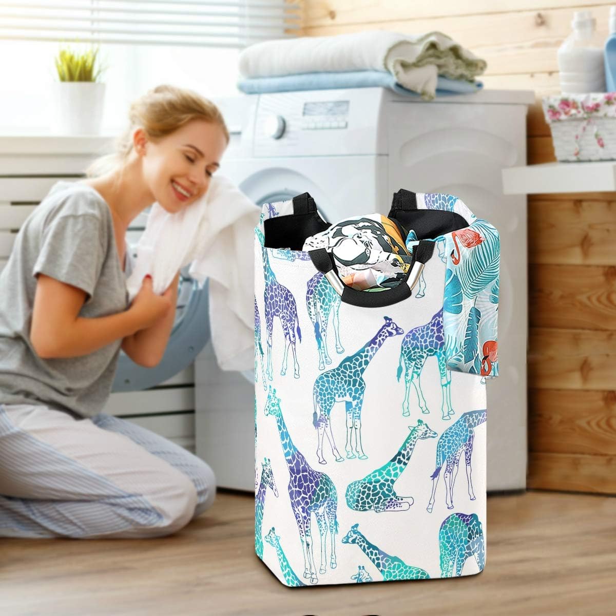 Space-Saving Kids Toy Bin Eco-Friendly Organizer for Home Bathroom