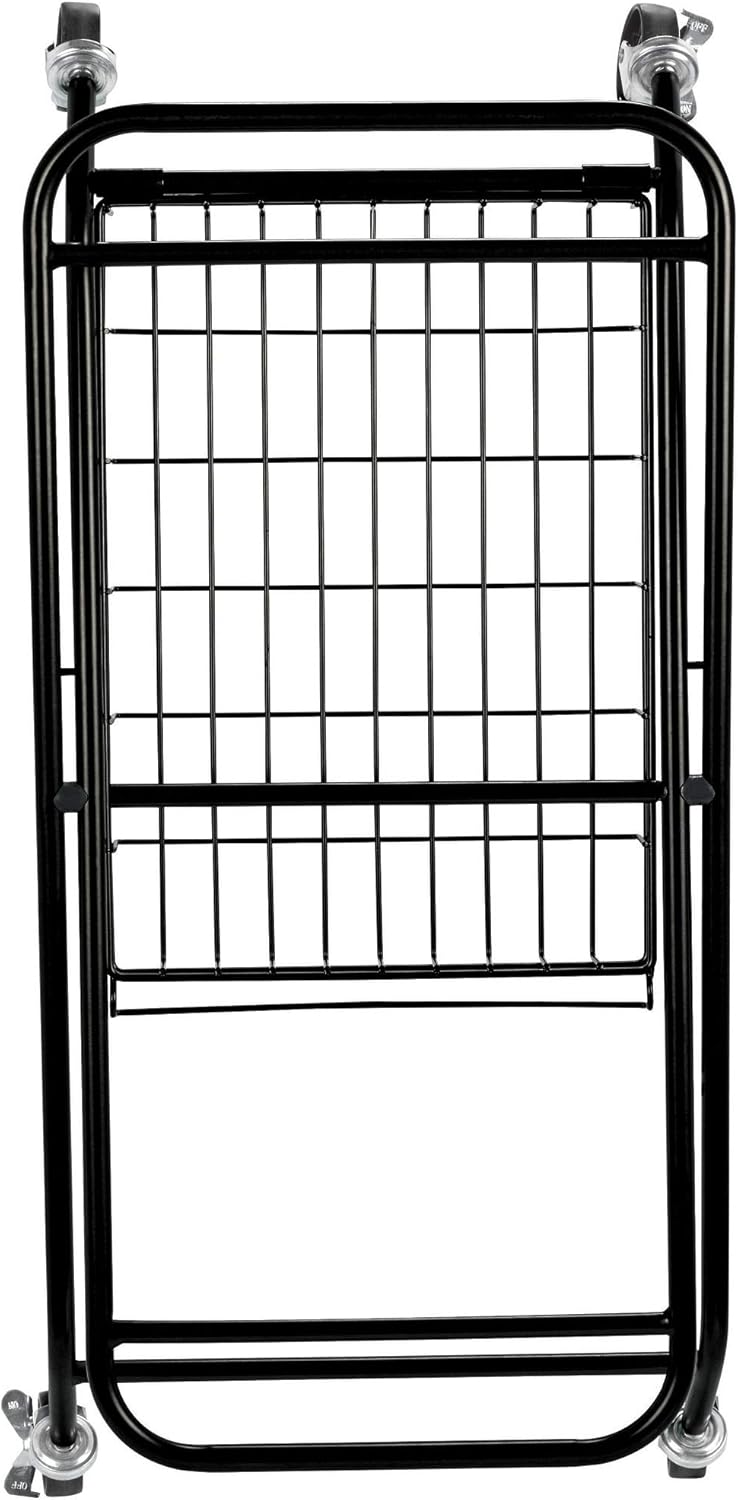 Artesa Verona Collapsible Laundry Cart Black Large